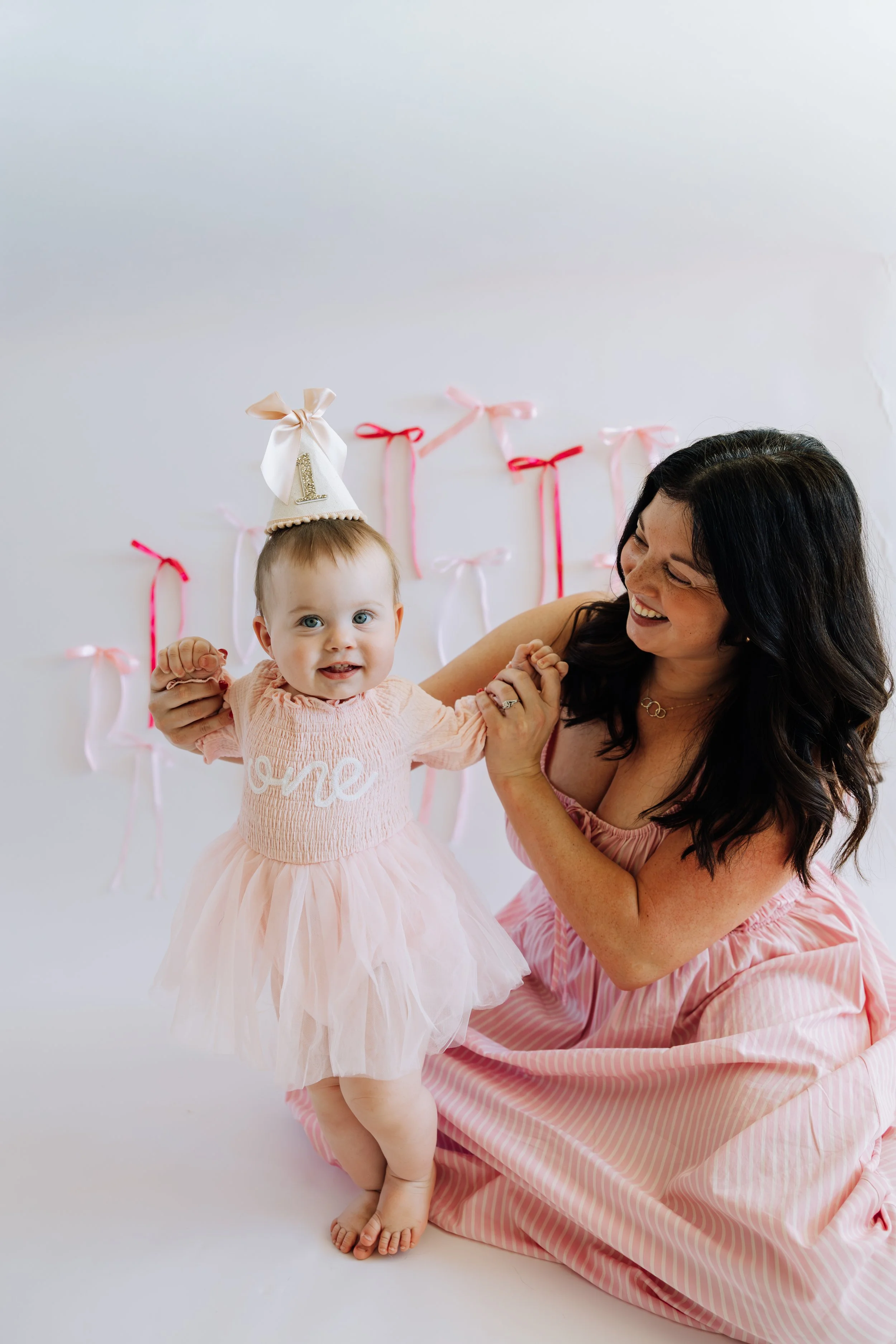 San Diego cake smash first birthday photo session studio