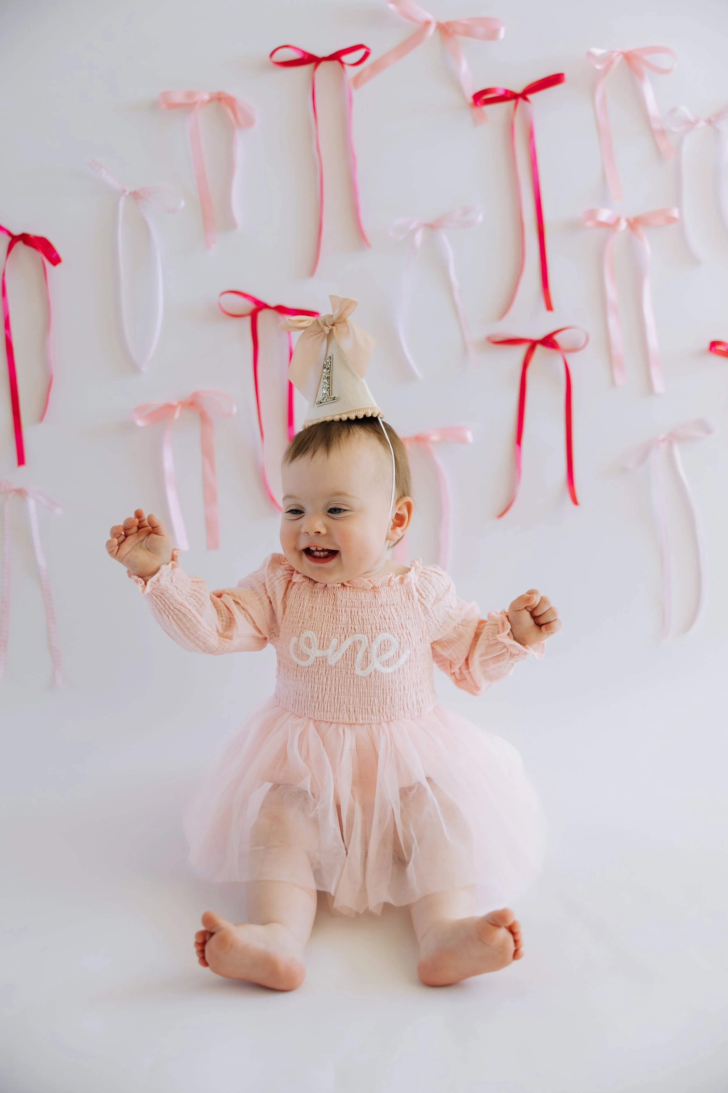 San Diego cake smash first birthday photo session studio