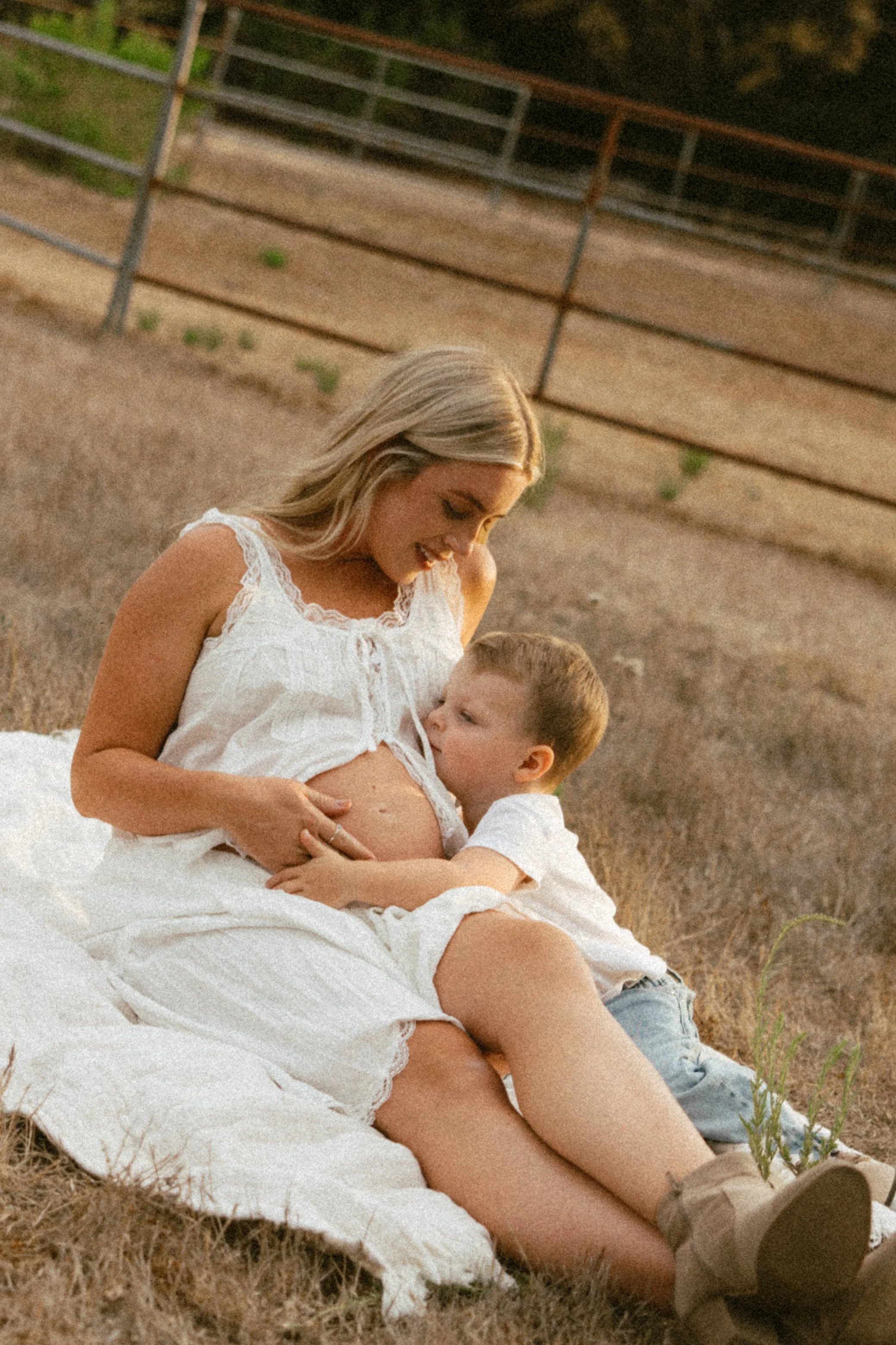 San Diego field maternity session