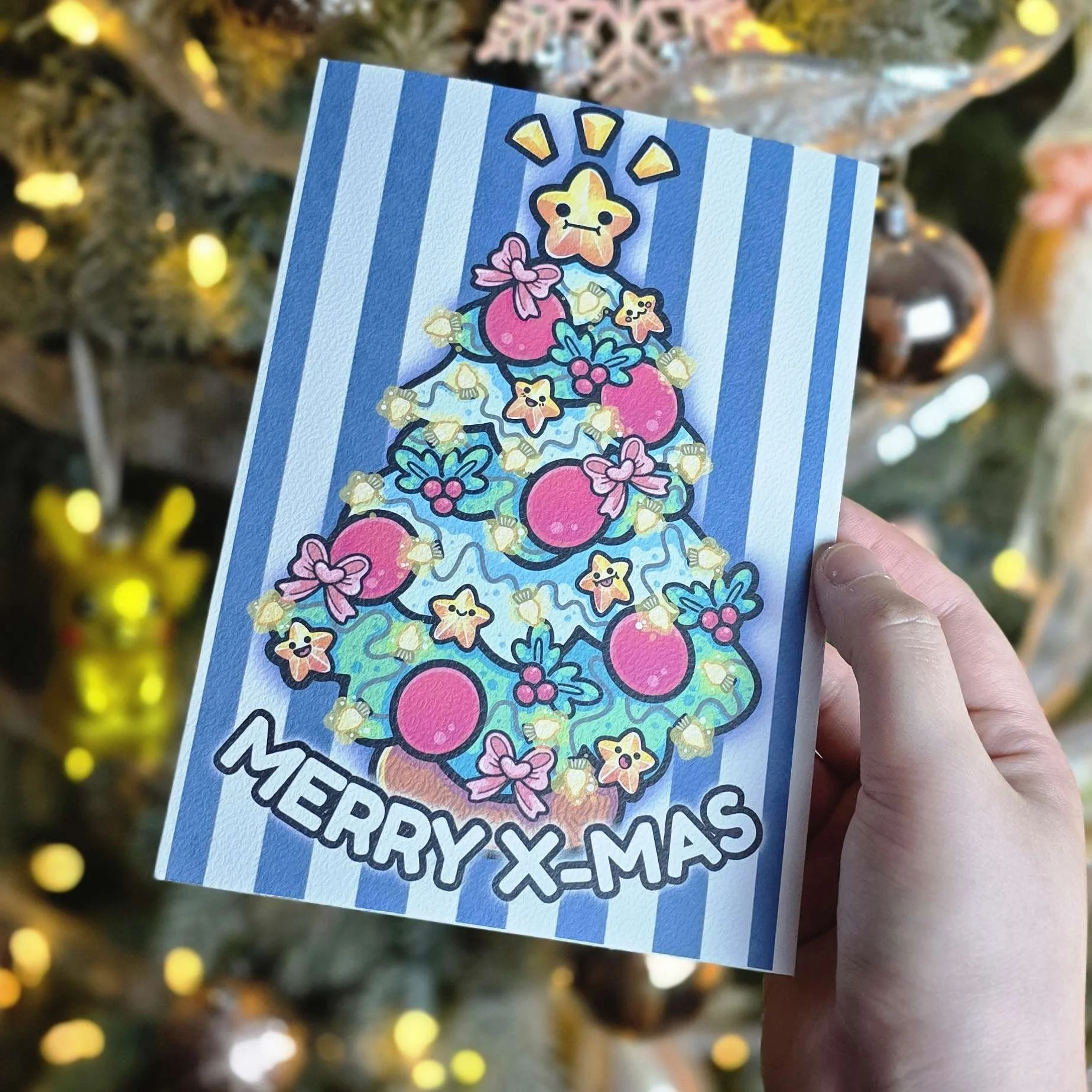 CHRISTMAS TREE XMAS CARD | 5 X 7 Holiday Card