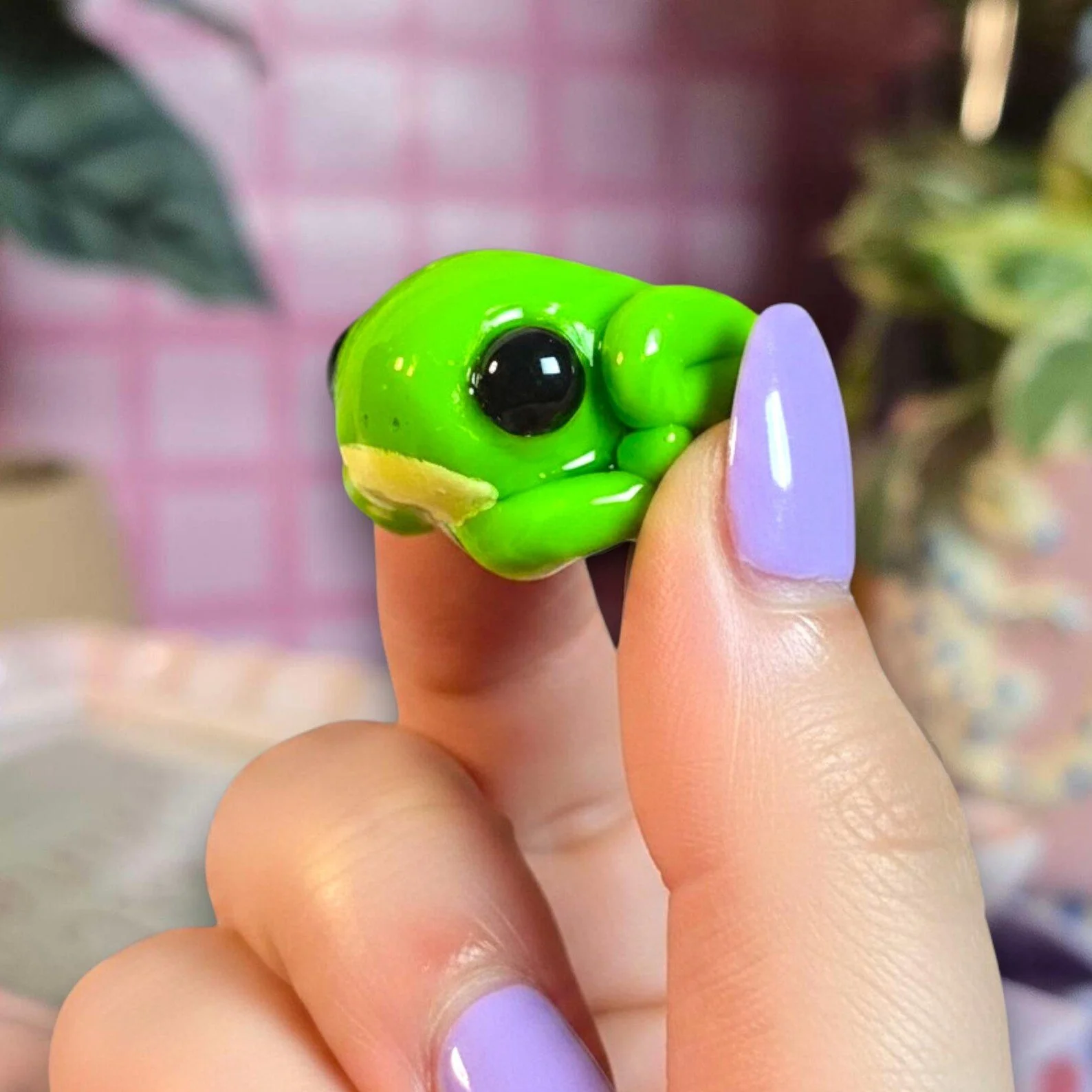 Clay Frog Magnet and Mystery Frog Blind Bag