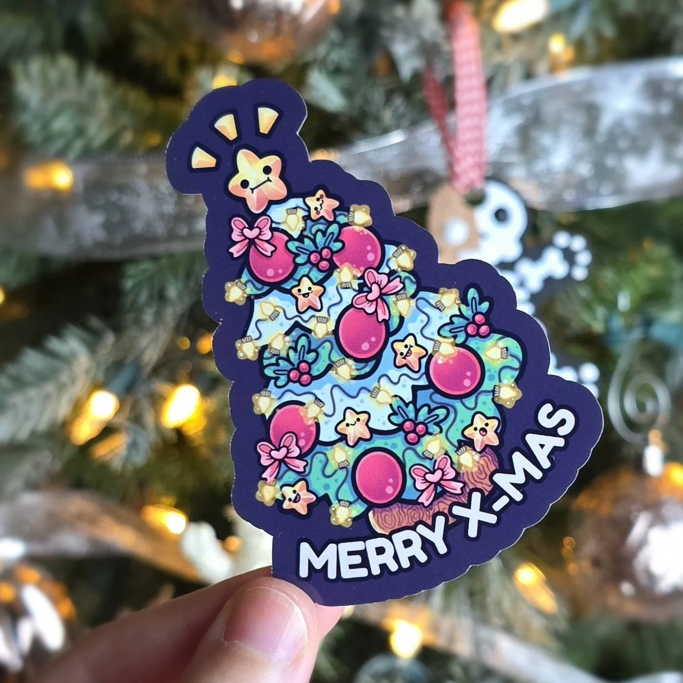 CHRISTMAS TREE 3" Vinyl Sticker