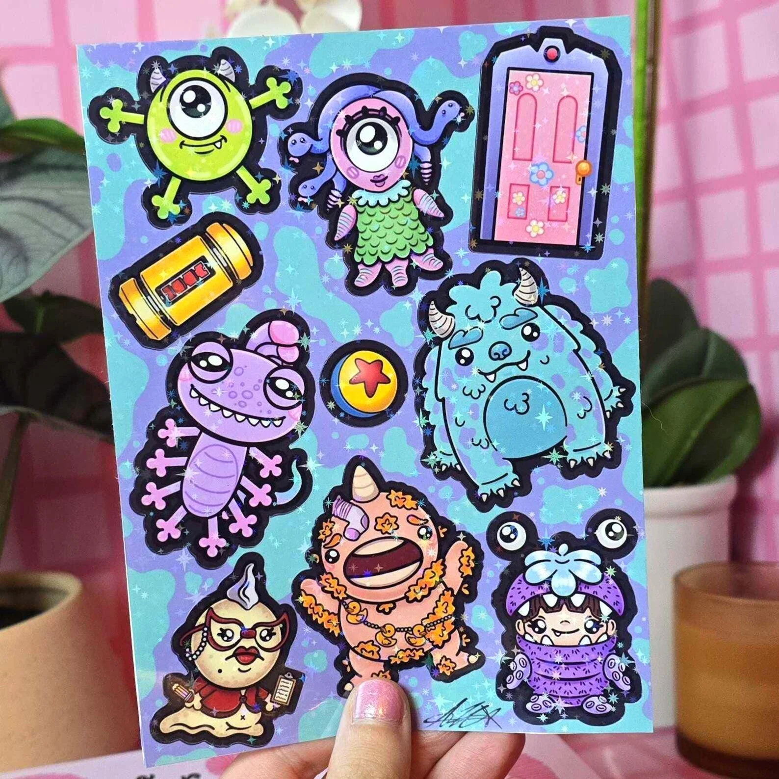 Monster Cuties Sticker Sheet!!! Cute & Funny Waterproof Vinyl Stickers