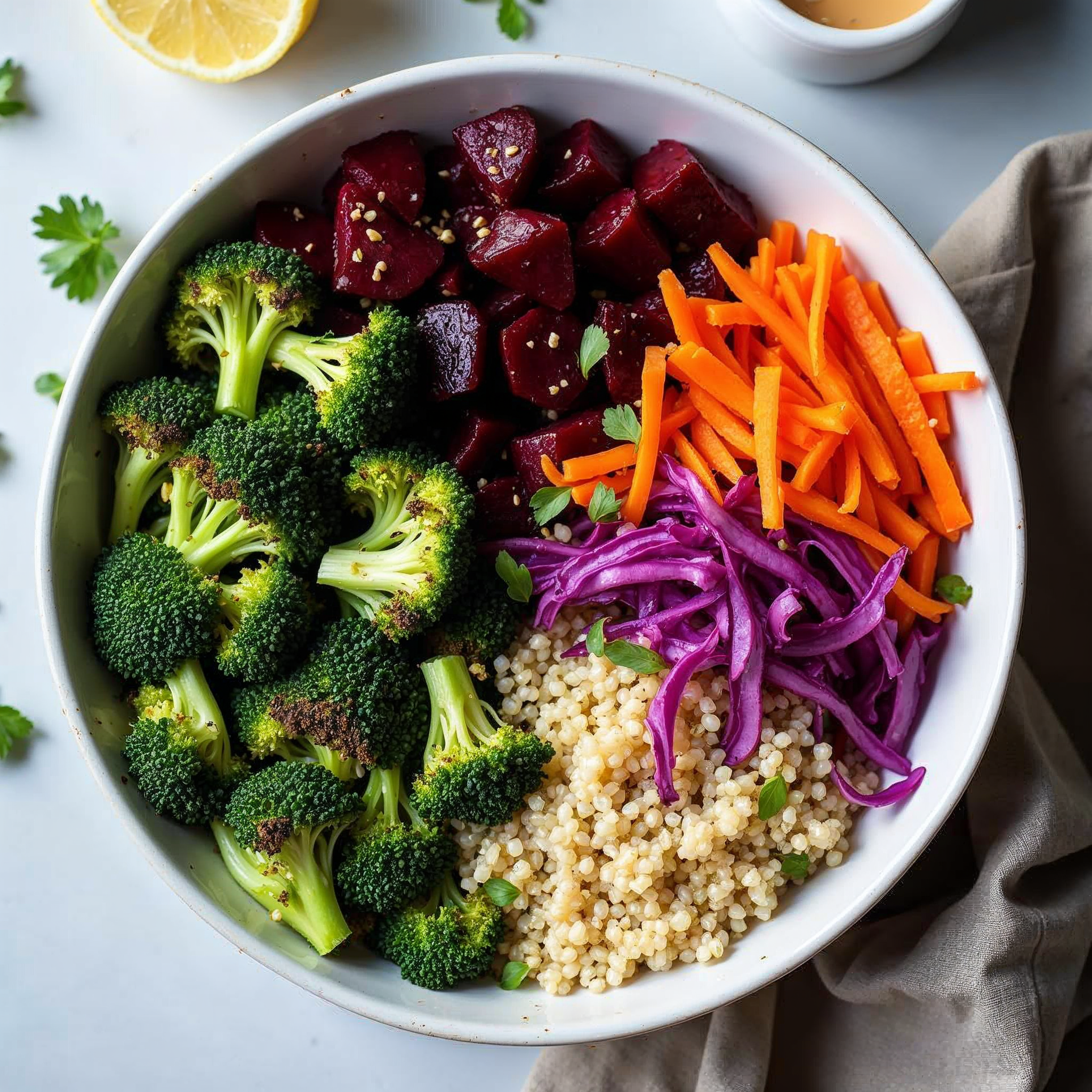 Rainbow Veggie &amp; Quinoa Bowl