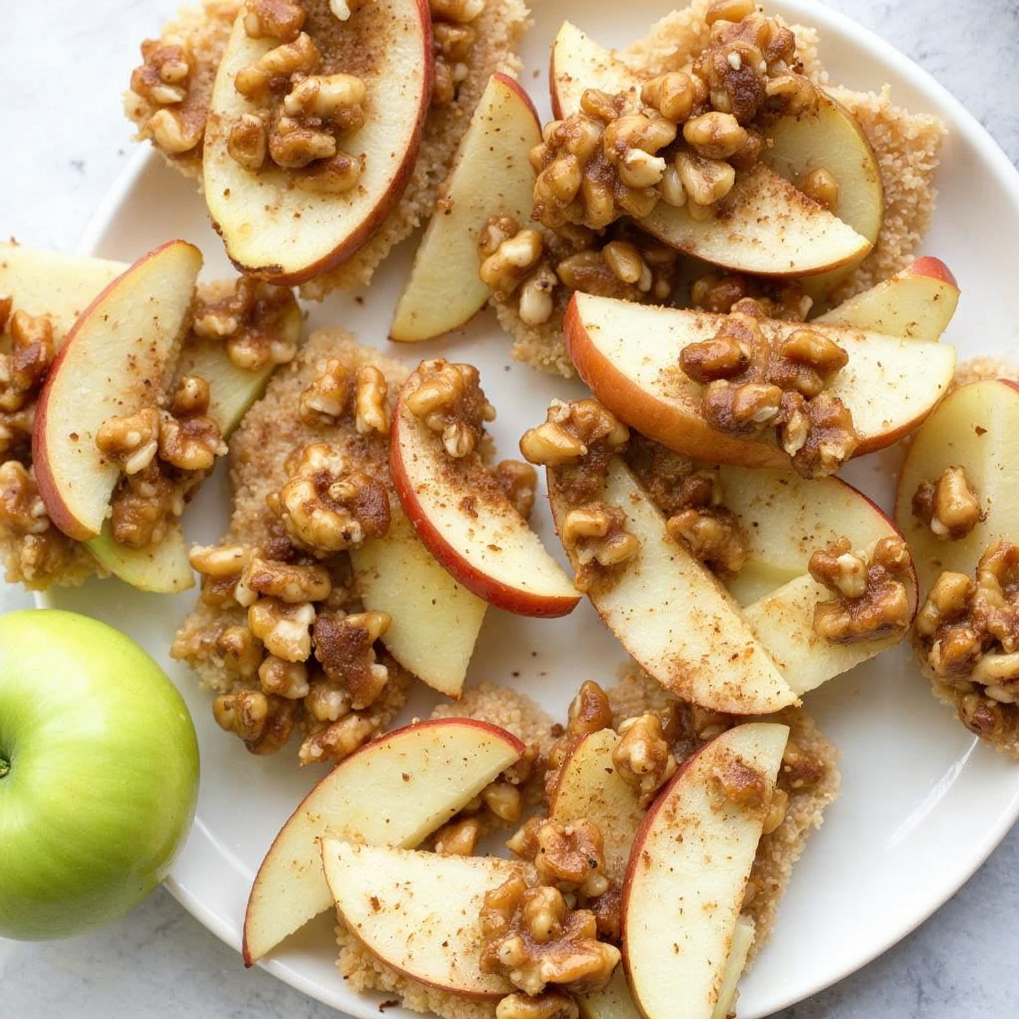 Apple &amp; Walnut “Nachos”