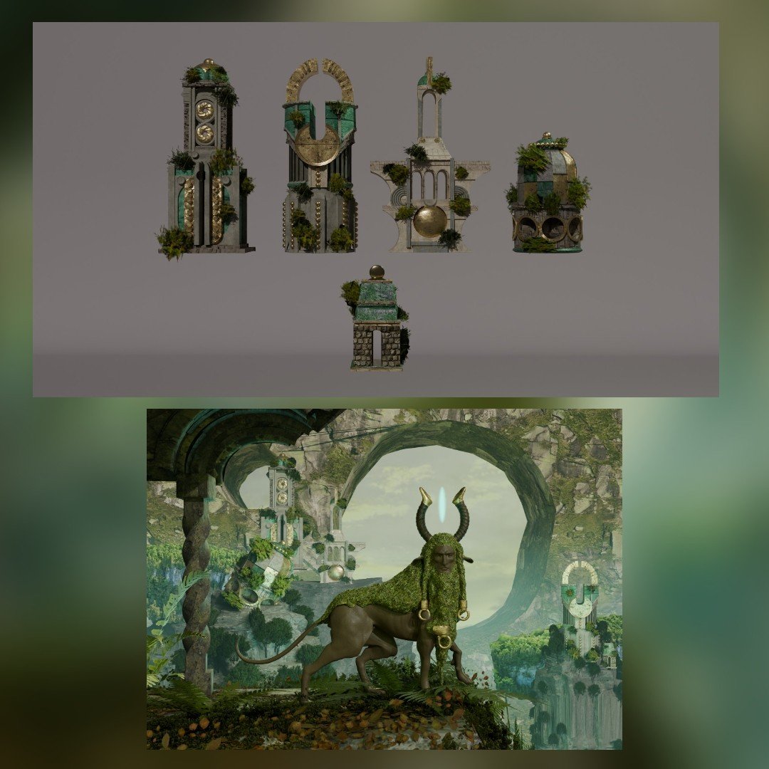 3d mockup and reference