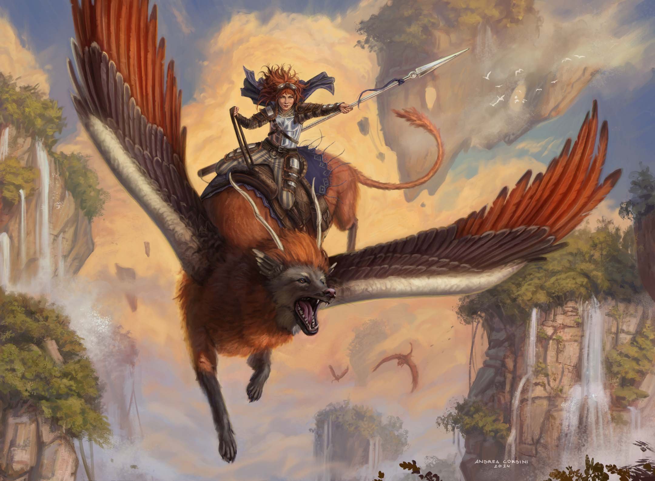 Skyrider - personal illustration done for Paul Scott Canavan mentorship