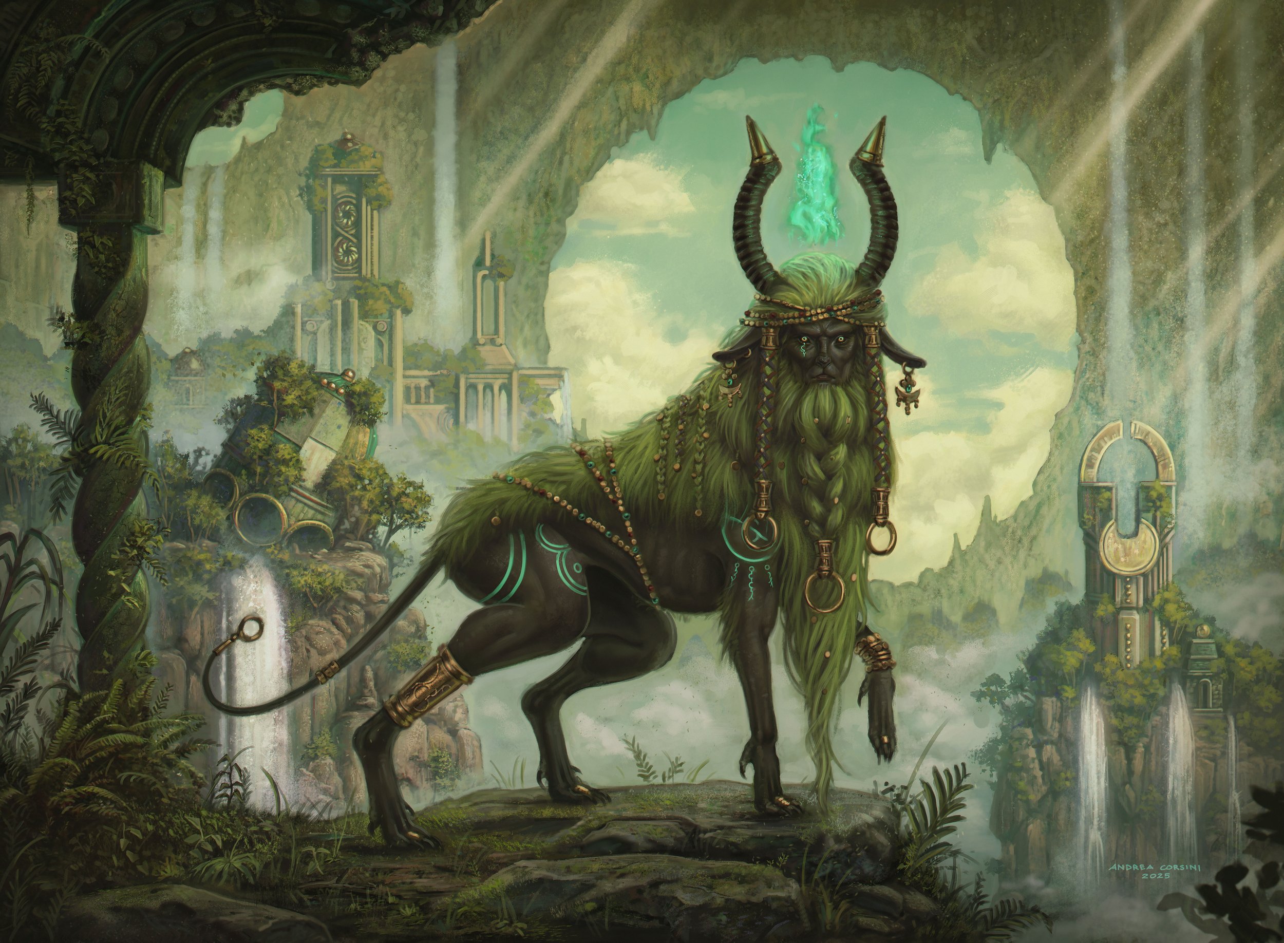 The Goatman's Gilded City - personal piece