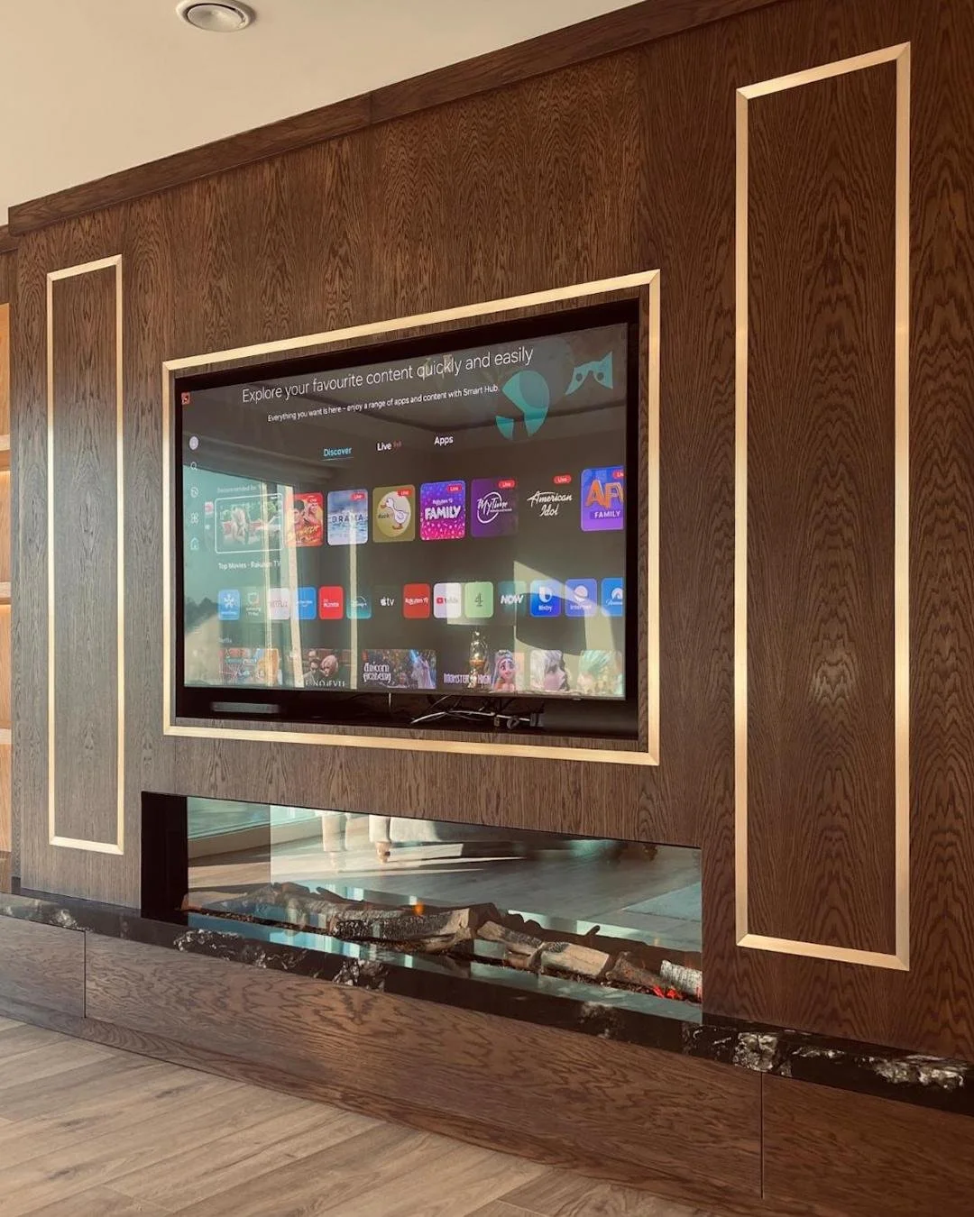 A home feels complete when there’s a space everyone naturally gathers - for movie nights, quiet mornings, or catching up after a long day.
Each of these media walls was designed with that in mind, creating a space that feels organised, inviting
