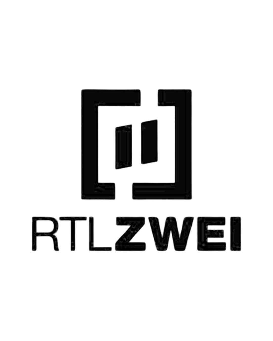Black logo of BLZWR with a chained square above and the company name below.
