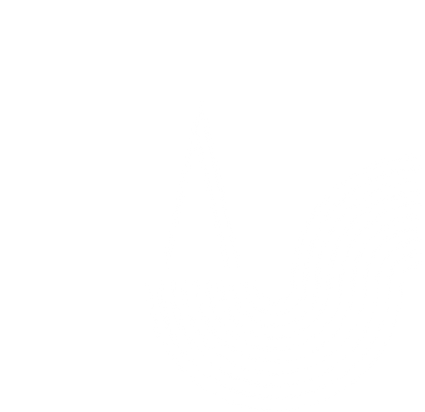 A stylized letter 'A' with a curved line pattern extending from the bottom right, against a black background.