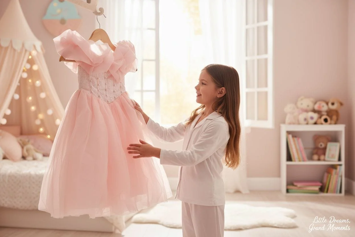 Blush Ribbon Daydream Dress (size 110) 3-4 years