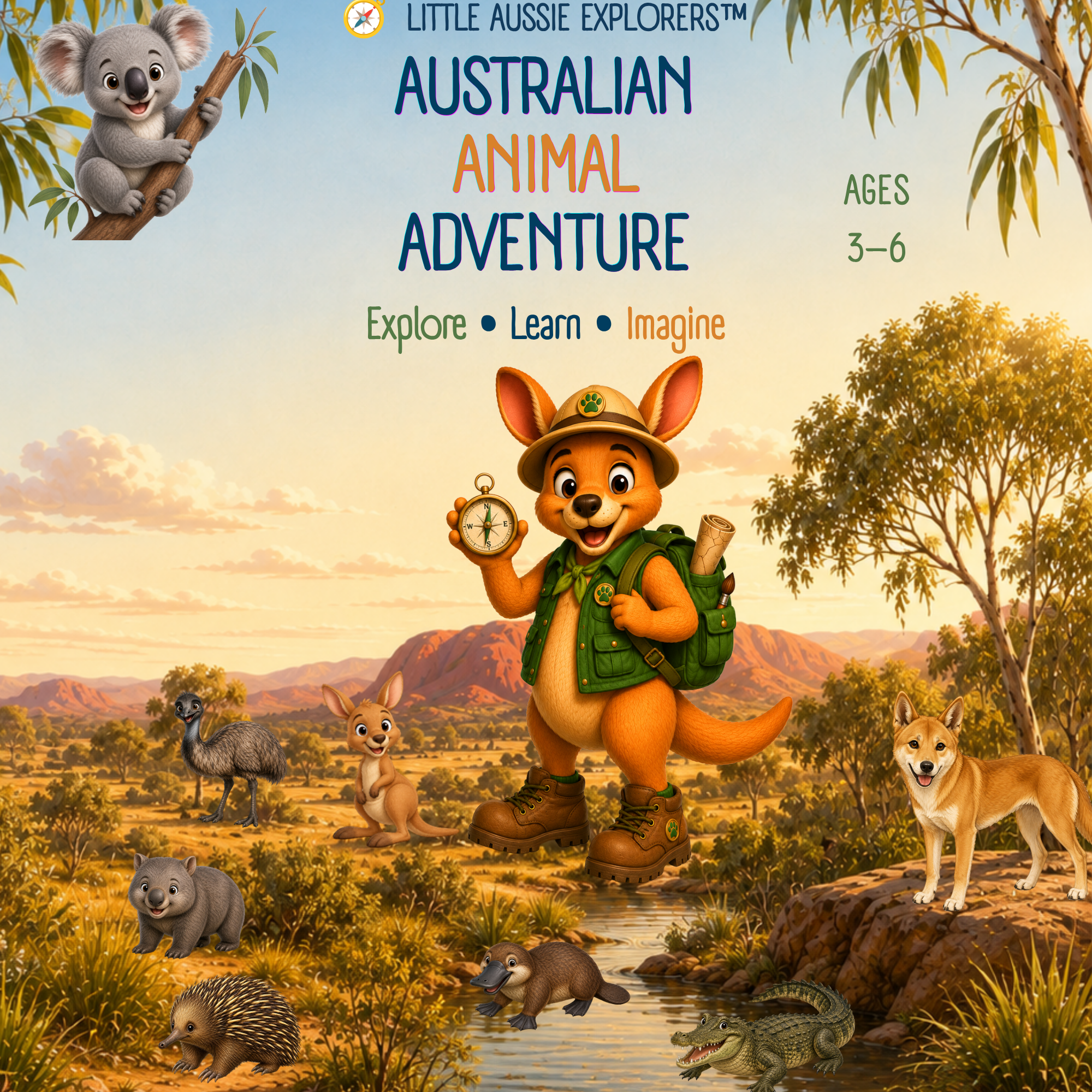 Australian Animal Adventure Activity Book | Digital Download
