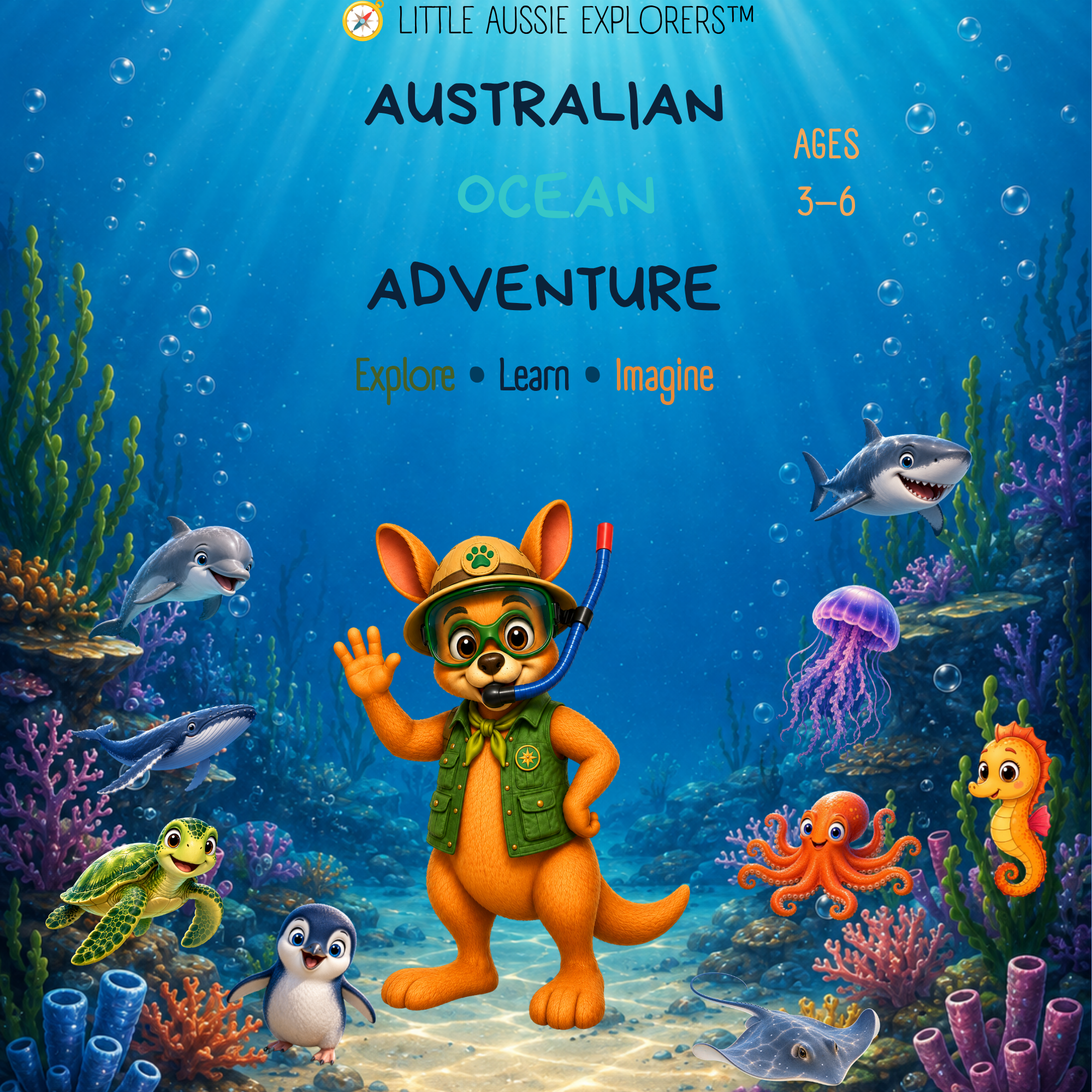 Australian Ocean Adventure Activity Book | Digital Download