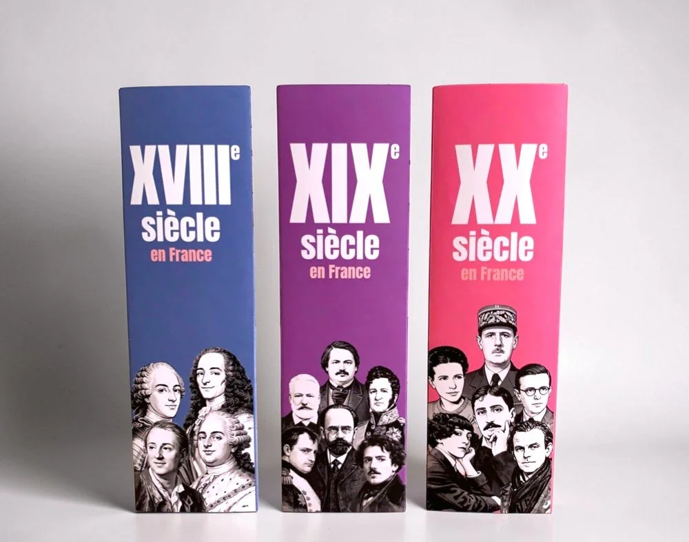 Pack 3 frises chronologiques 18e, 19e et 20e siècles – Histoire de France