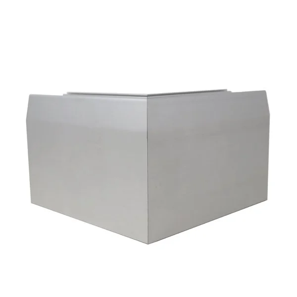 AluChannel Advanced ninety degree corner silver