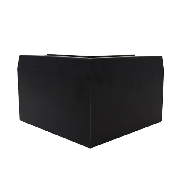 AluChannel Advanced ninety degree corner black