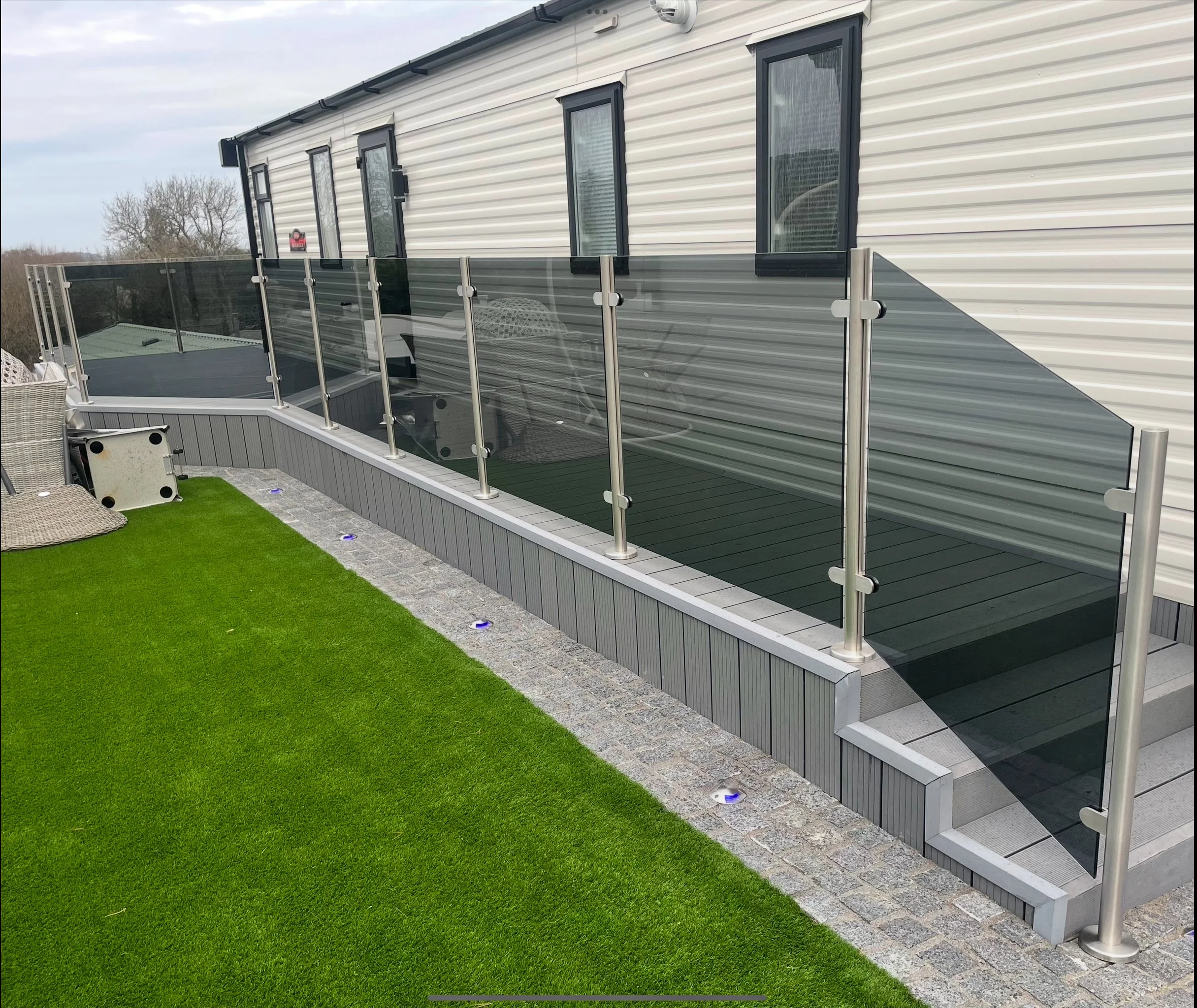 Super Sleek and (Surprisingly!) Simple: Putting Together Your Own Glass Balustrade with Stainless Steel Posts!