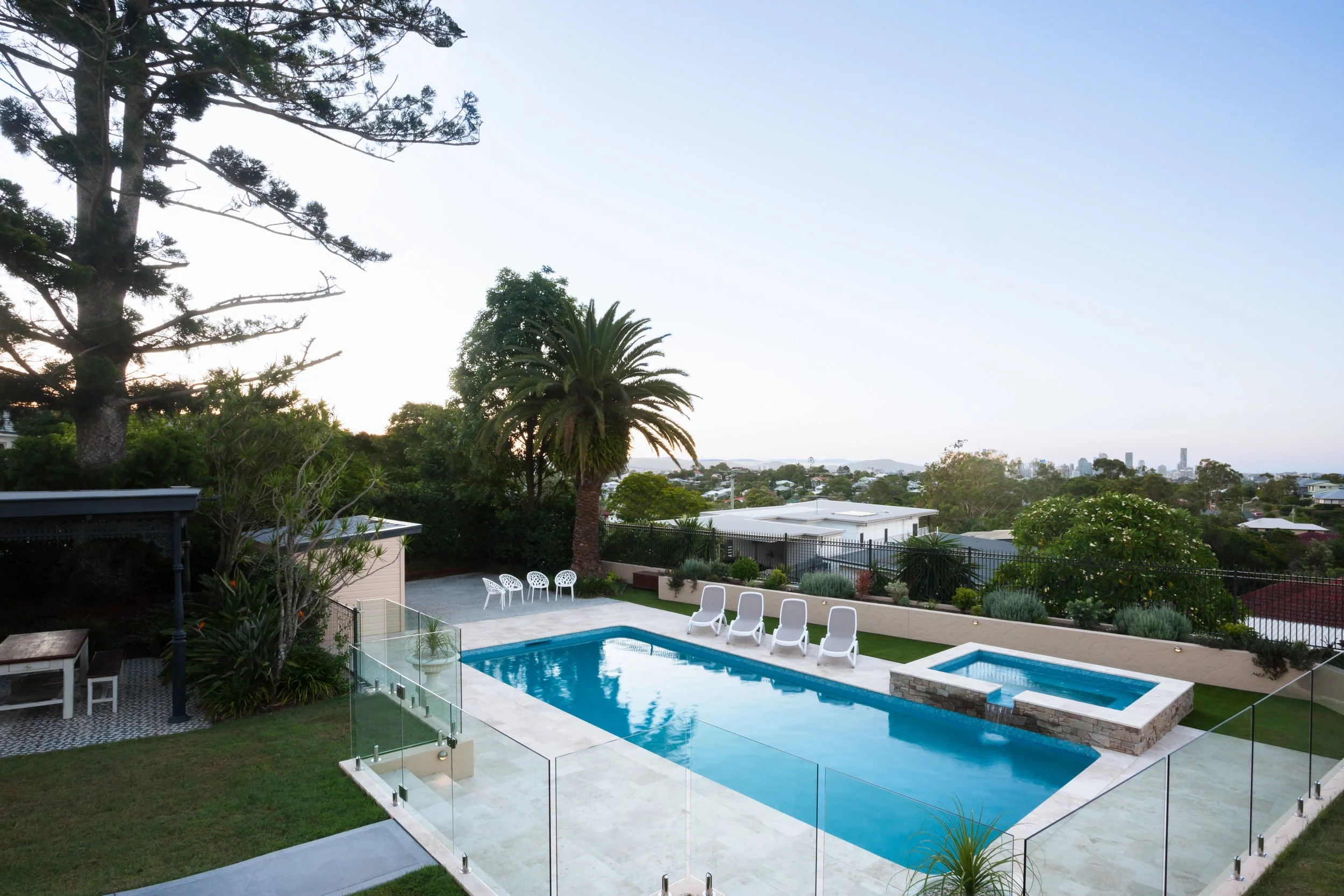 Glass Balustrade for Pool Area