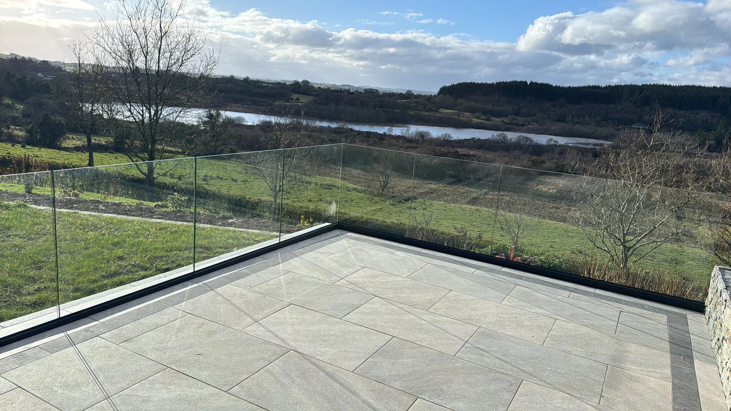 Glass Balustrades & unpredictable Irish Weather!
