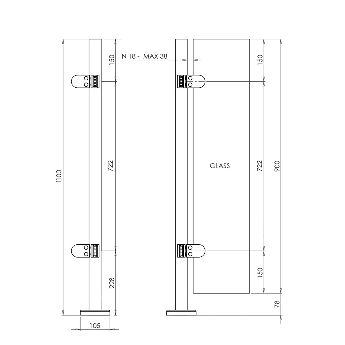 glass-balustrades-ireland-ready-to-fit-stainless-steel-corner-post-black-1100-dia1.jpg