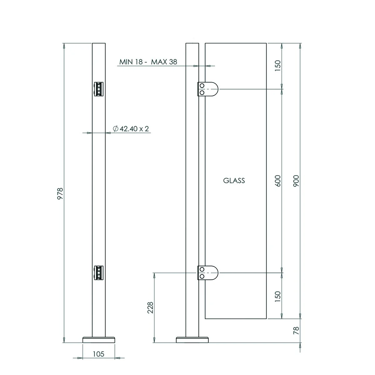 glass-balustrades-ireland-ready-to-fit-stainless-steel-end-post-black-dia1.jpg