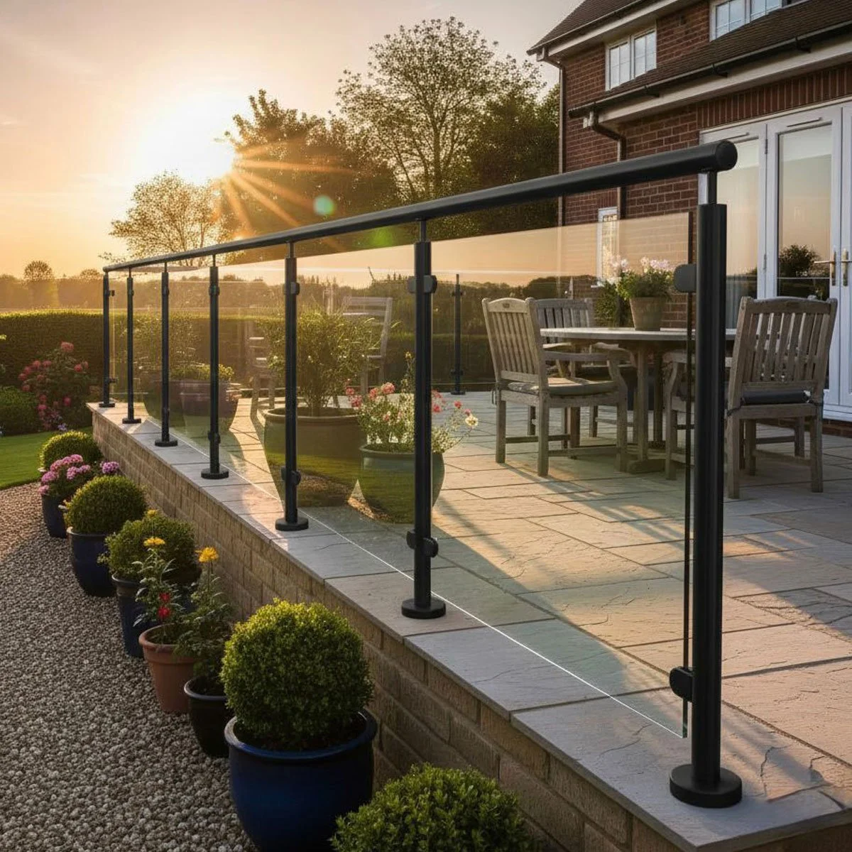 glass-balustrades-ireland-ready-to-fit-stainless-steel-black-life1.jpg (Copy) (Copy)