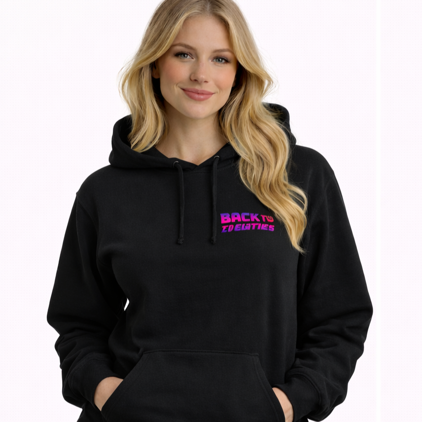 HOODIE BLACK/PURPLE
