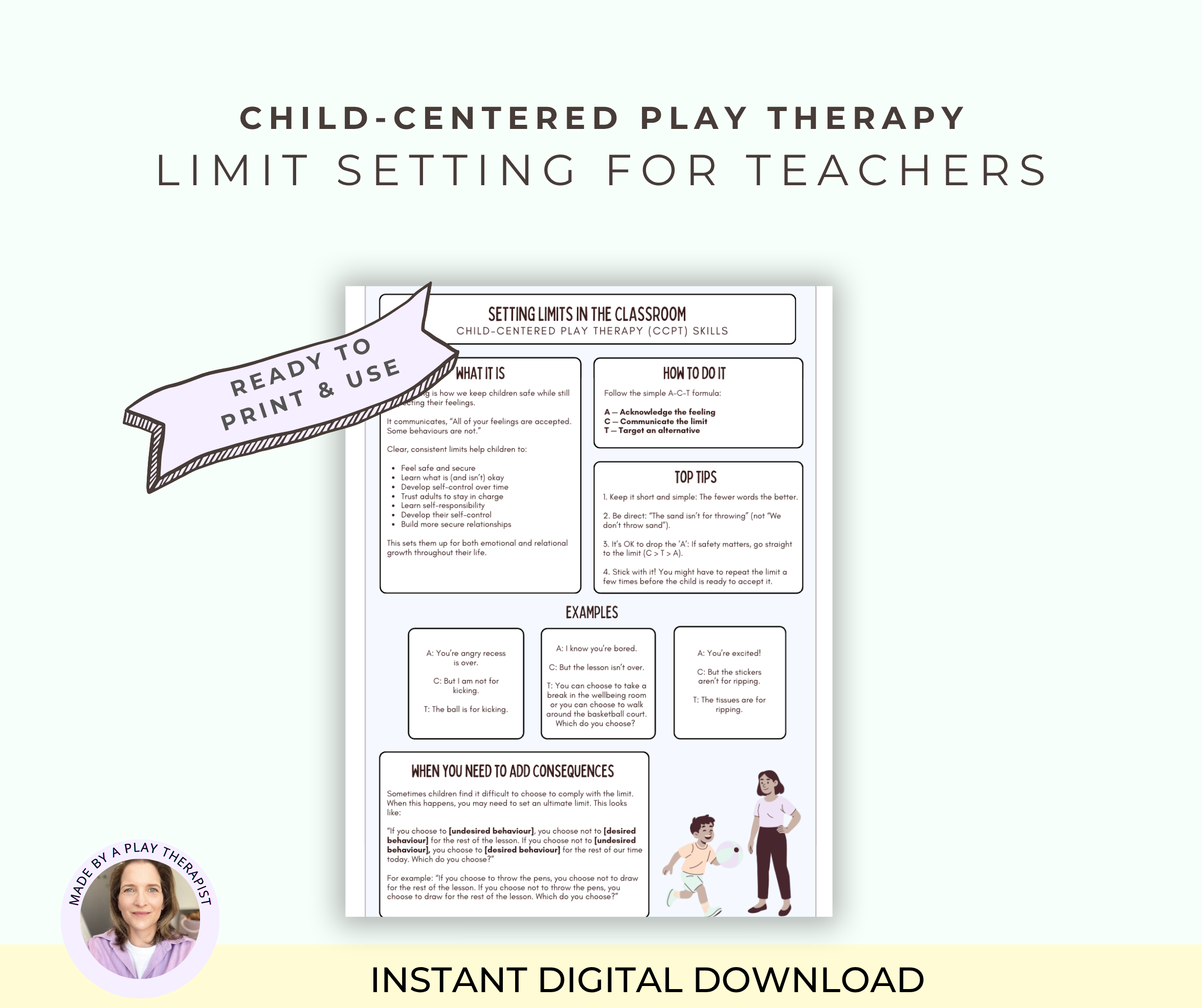 Play Therapy for Teachers: Setting Limits in the Classroom