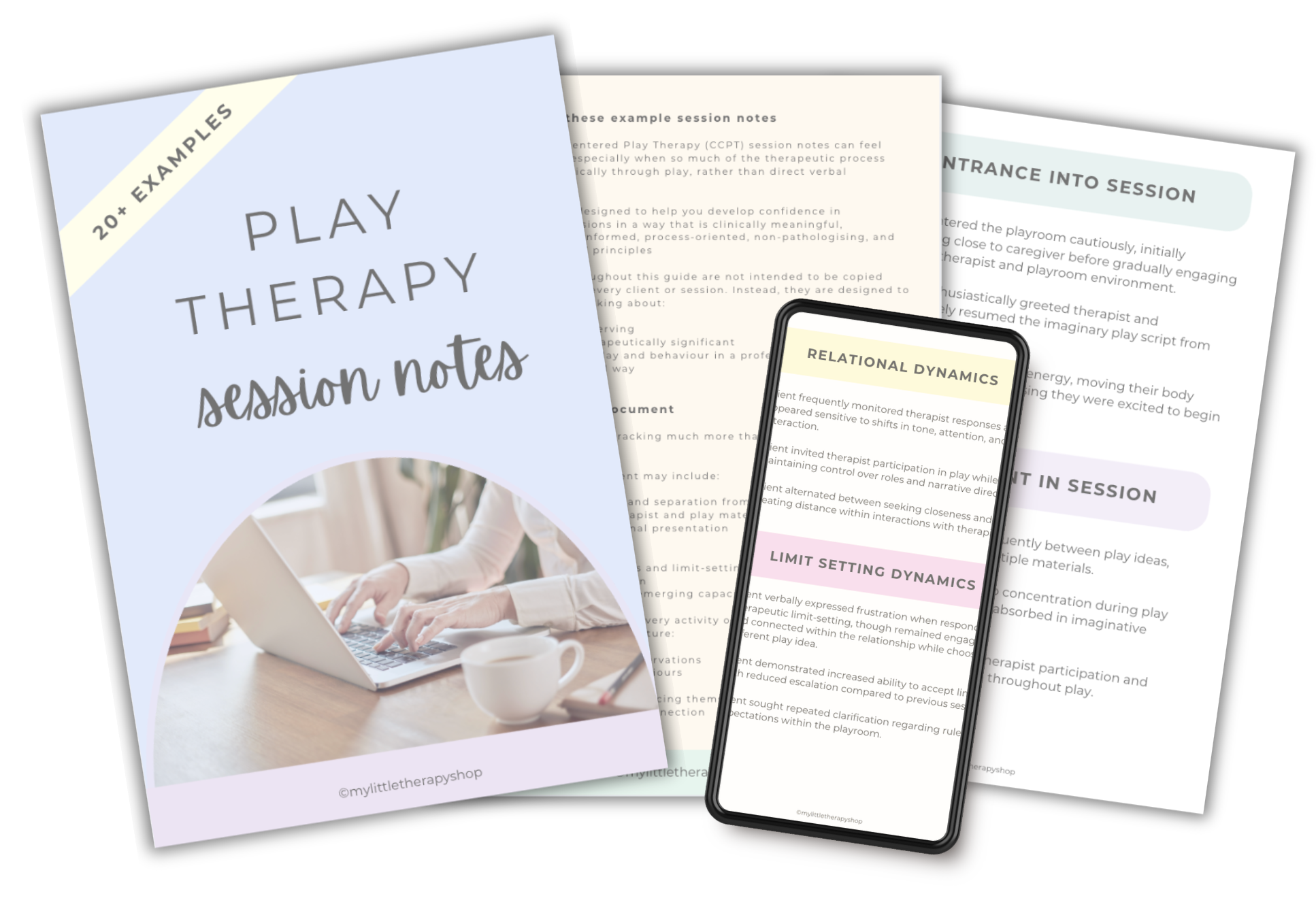 Play Therapy Session Note Examples