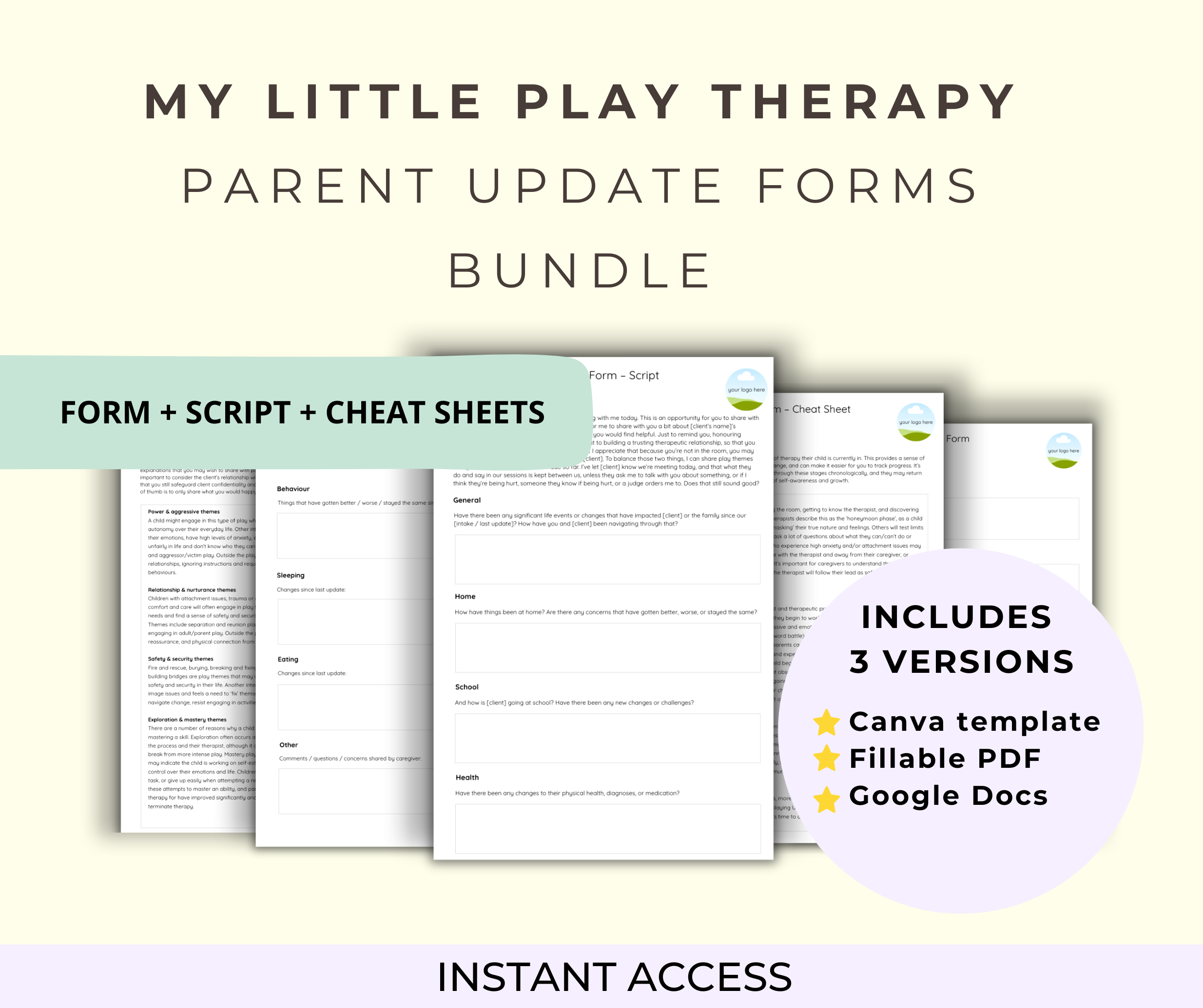 My Little Parent Update Form Bundle