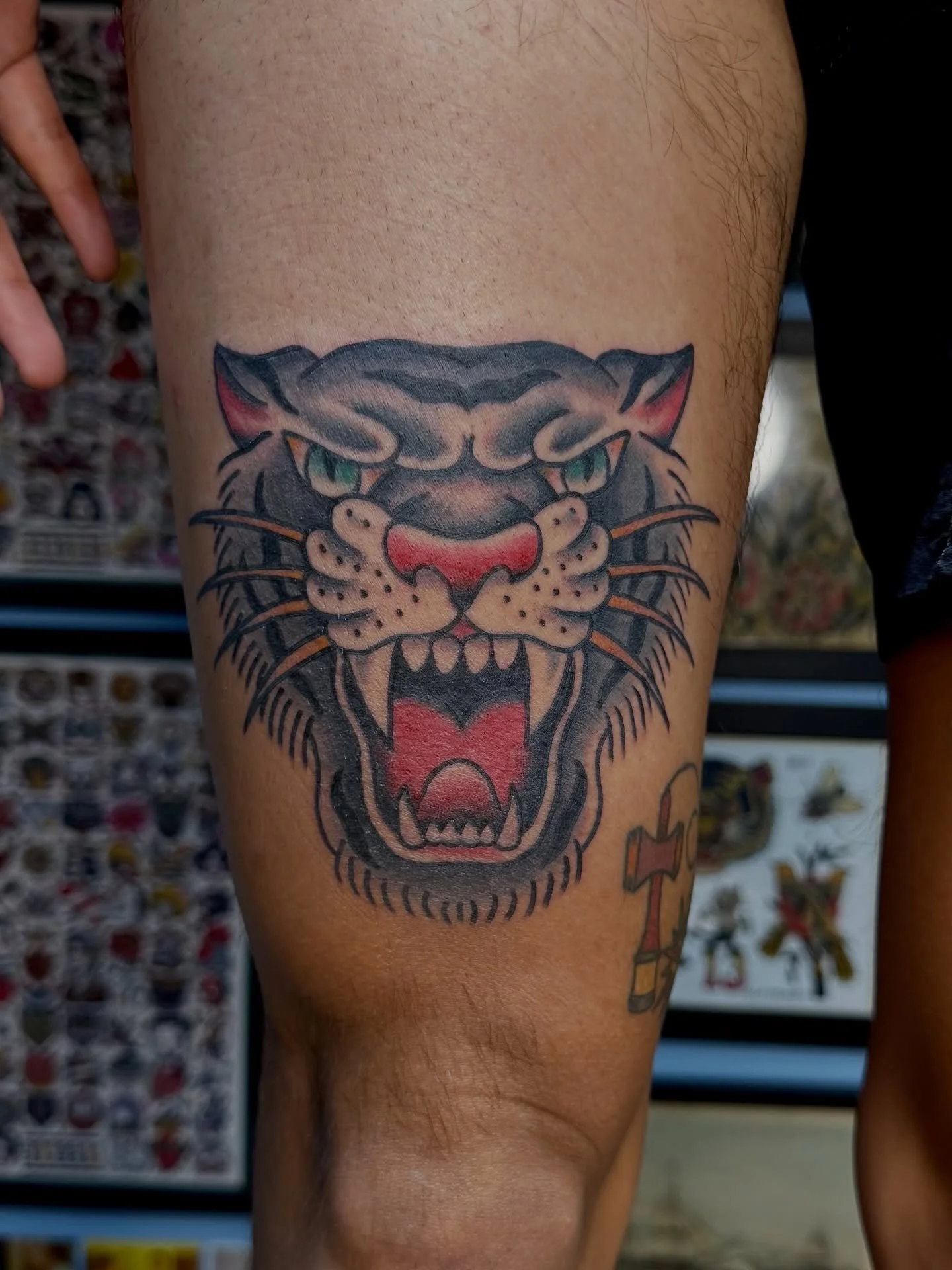 One of the tattoos made for Atsu today, was great to meet you mate! 

Made at @royalbluetattoo