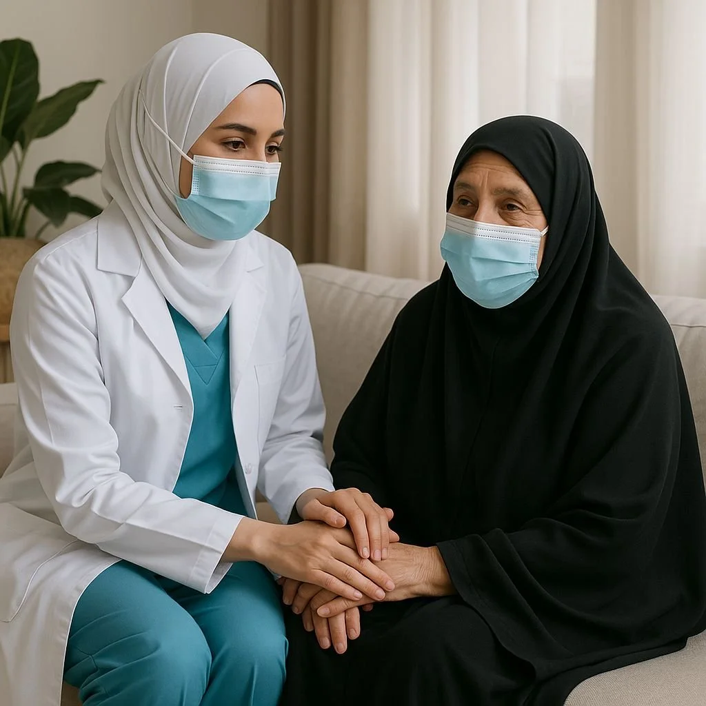 مساعدة رعاية (زيارة واحدة / 8 ساعات)