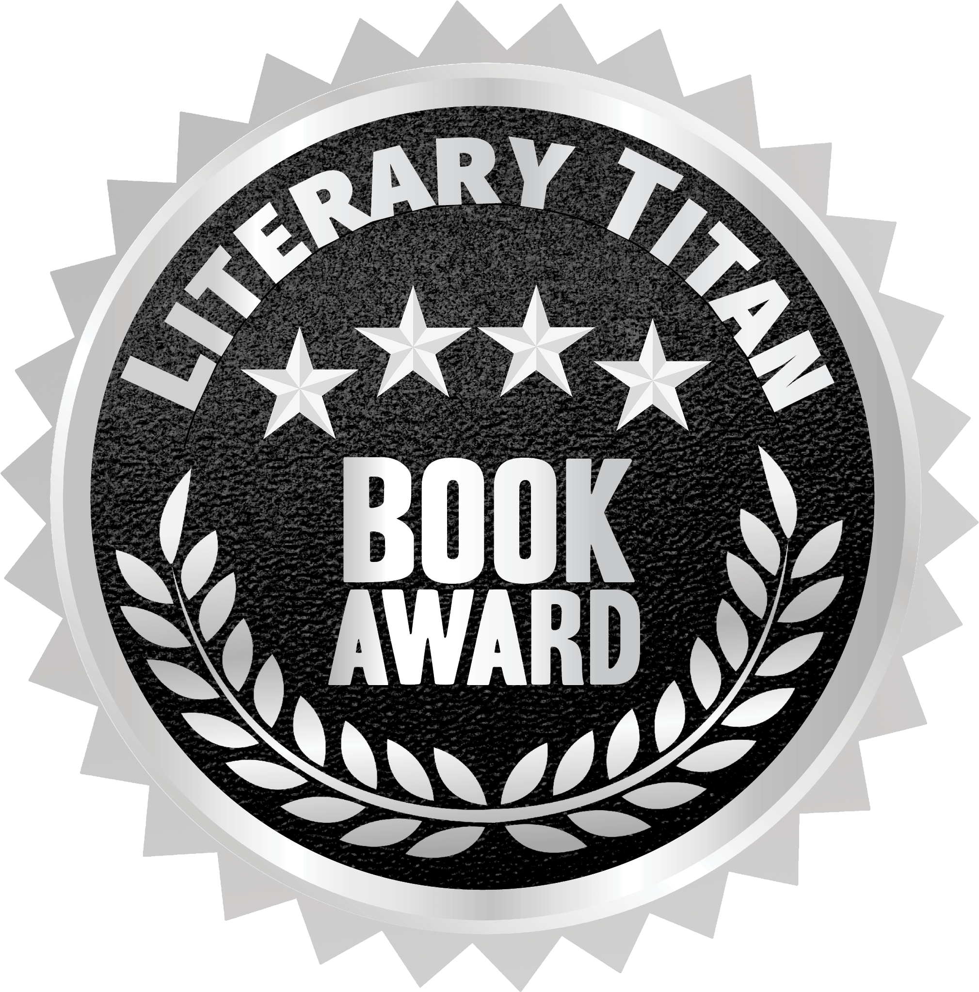Literary Titan Book Award badge recognising Pegasus Road by Harry Black.