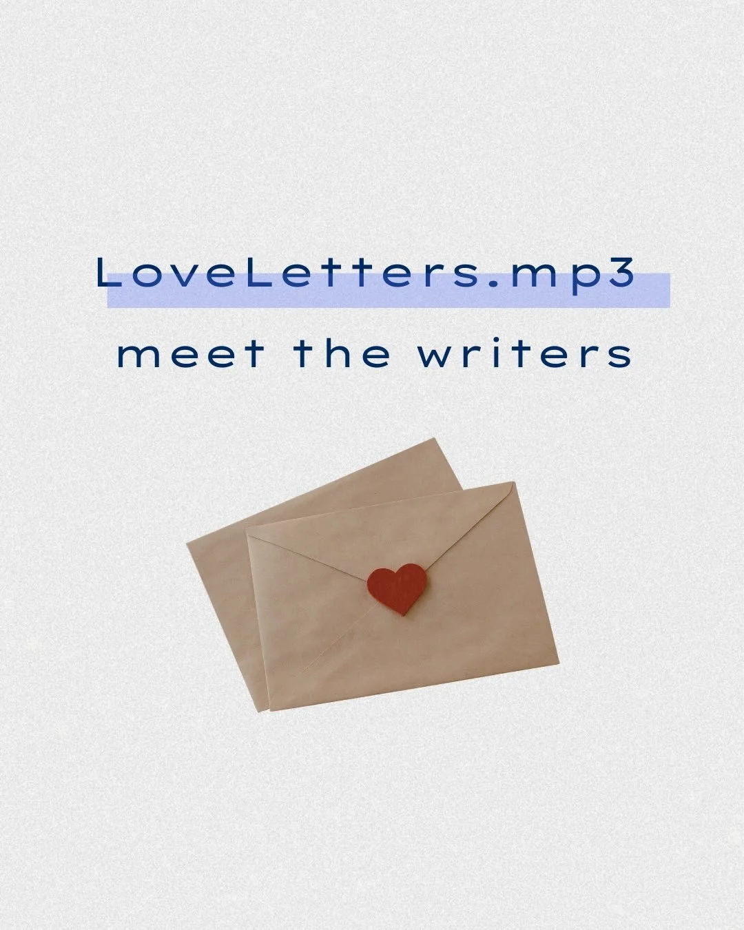 meet the writers for LoveLetters.mp3 ! 

There&rsquo;s a lot of cool new things coming up so stay tuned &amp; excited <3