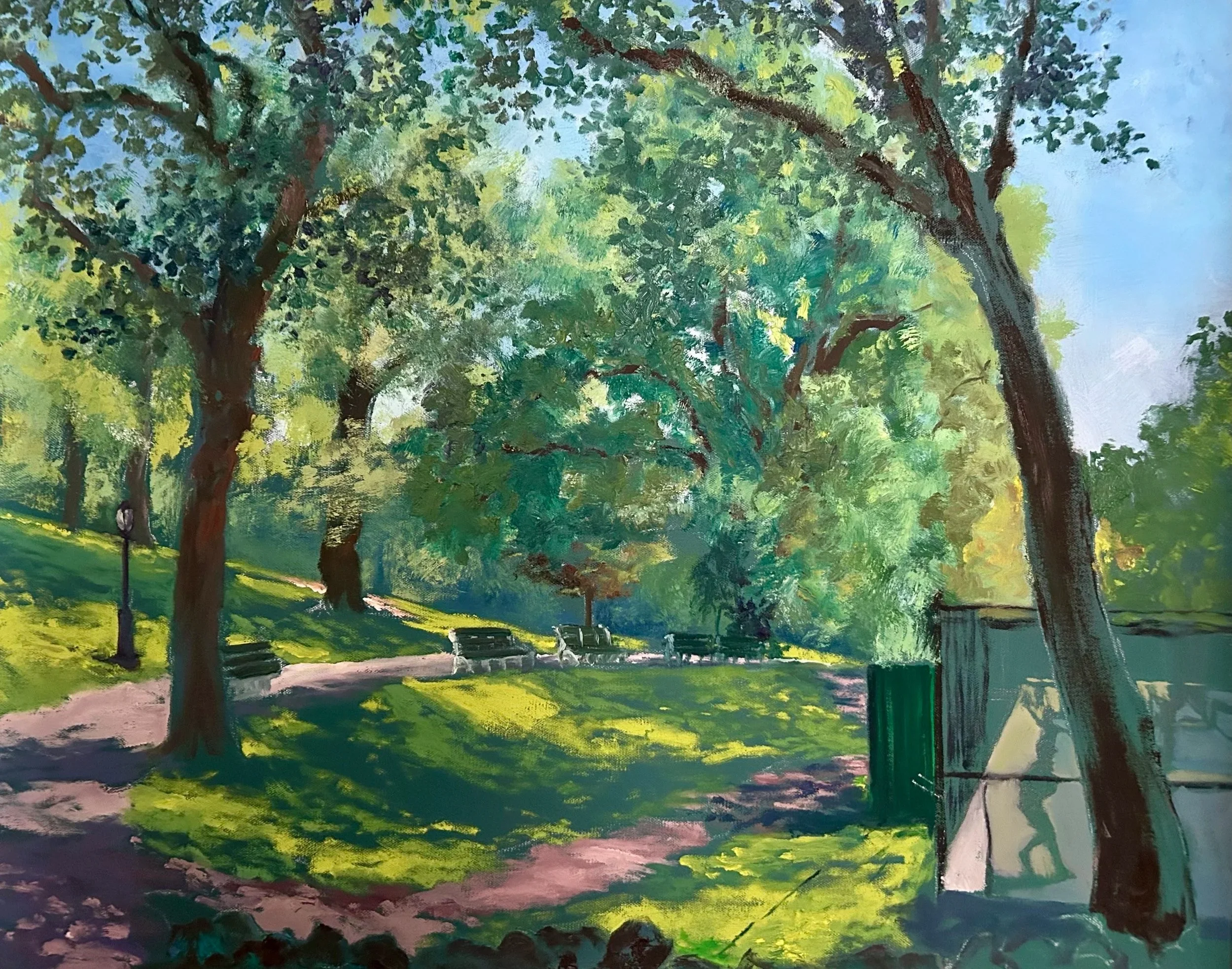 ‘The Tennis Courts’ Oil on Canvas 2025 24X36”