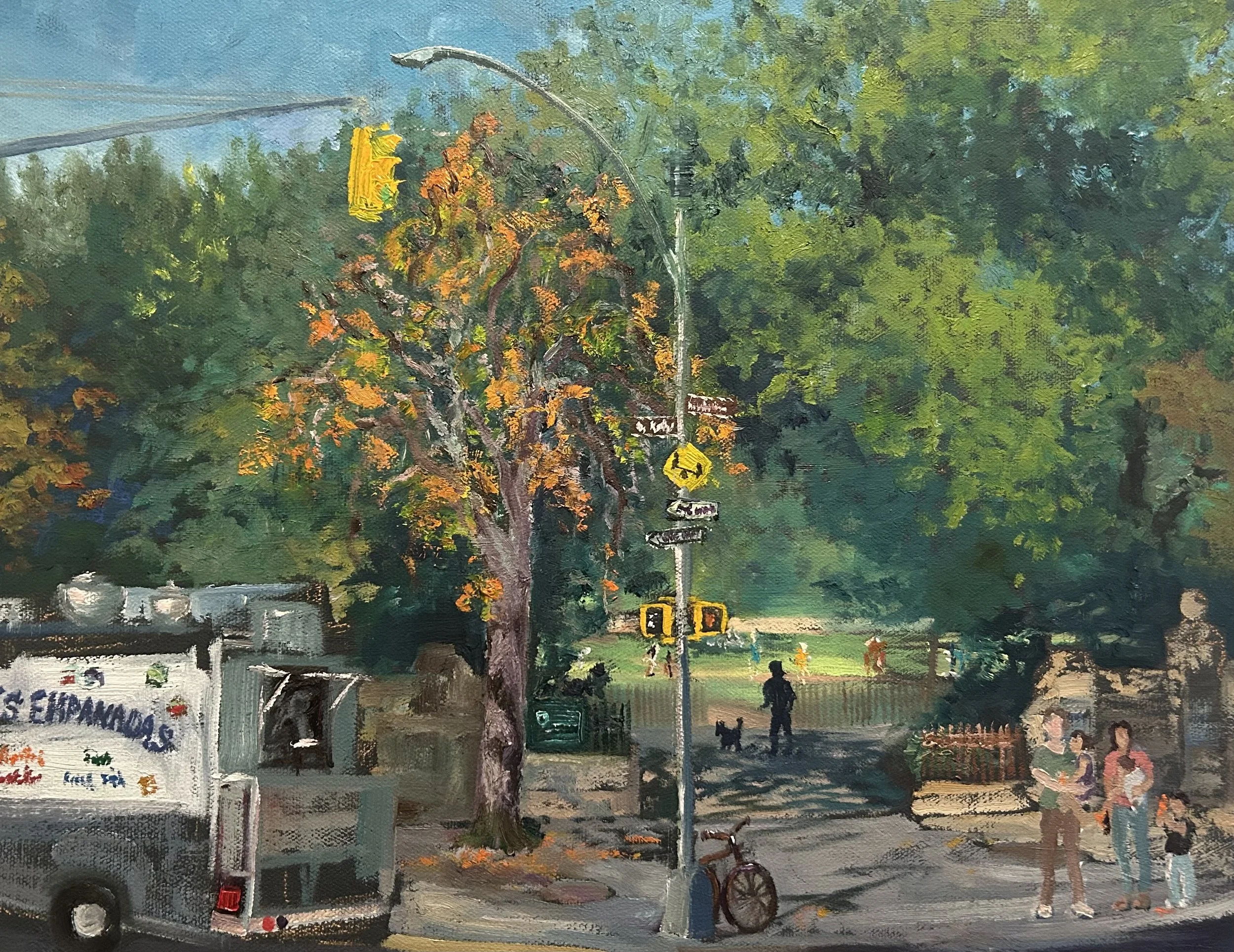 ‘The DeKalb Entrance’ 2025. Oil on Canvas 14x18”