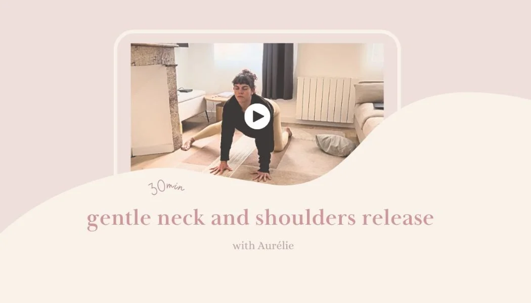 Gentle neck and shoulders release- FREE yoga practice (30min)