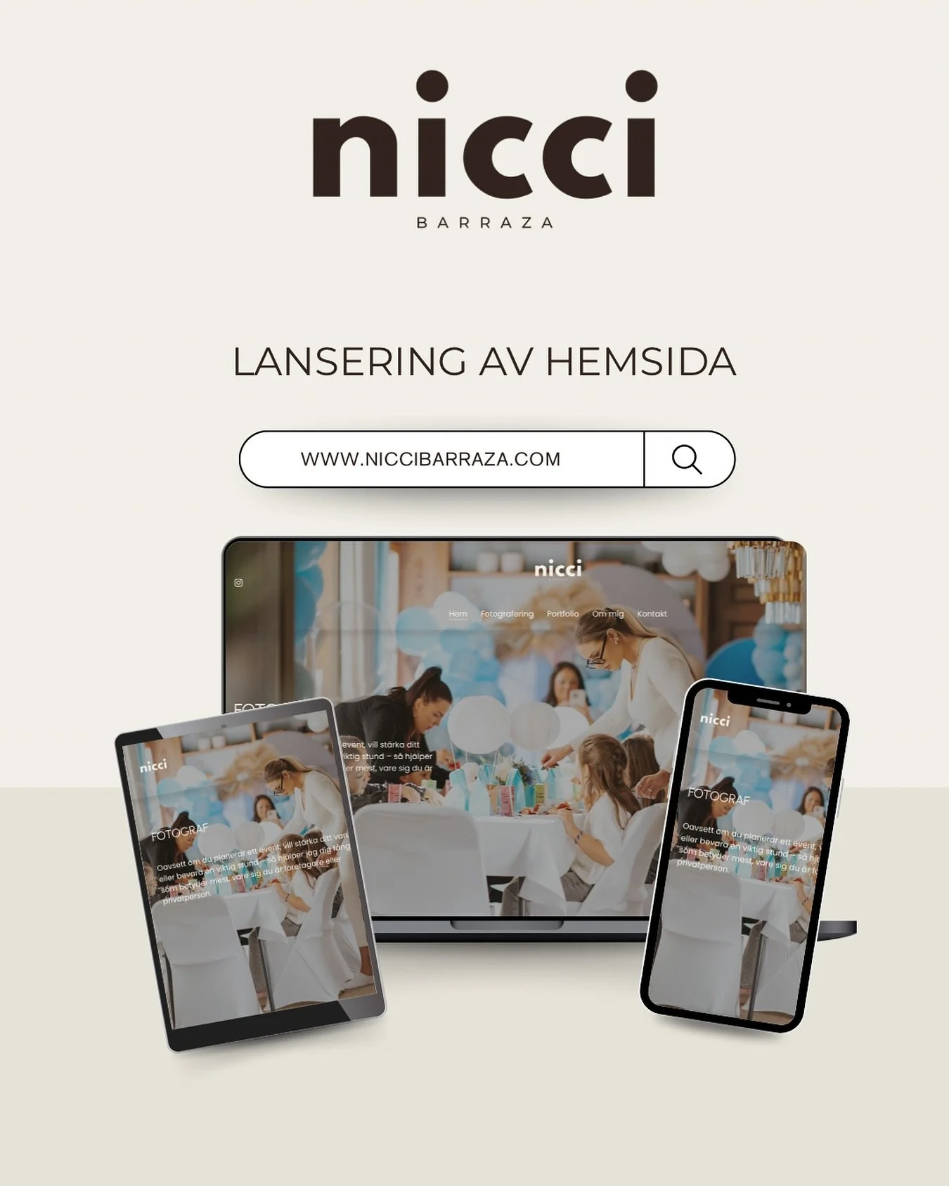 Nu &auml;r min hemsida &auml;ntligen uppe!🤎 G&aring; in och kika och boka din n&auml;sta fotosession med mig✨

L&auml;nk i min bio!