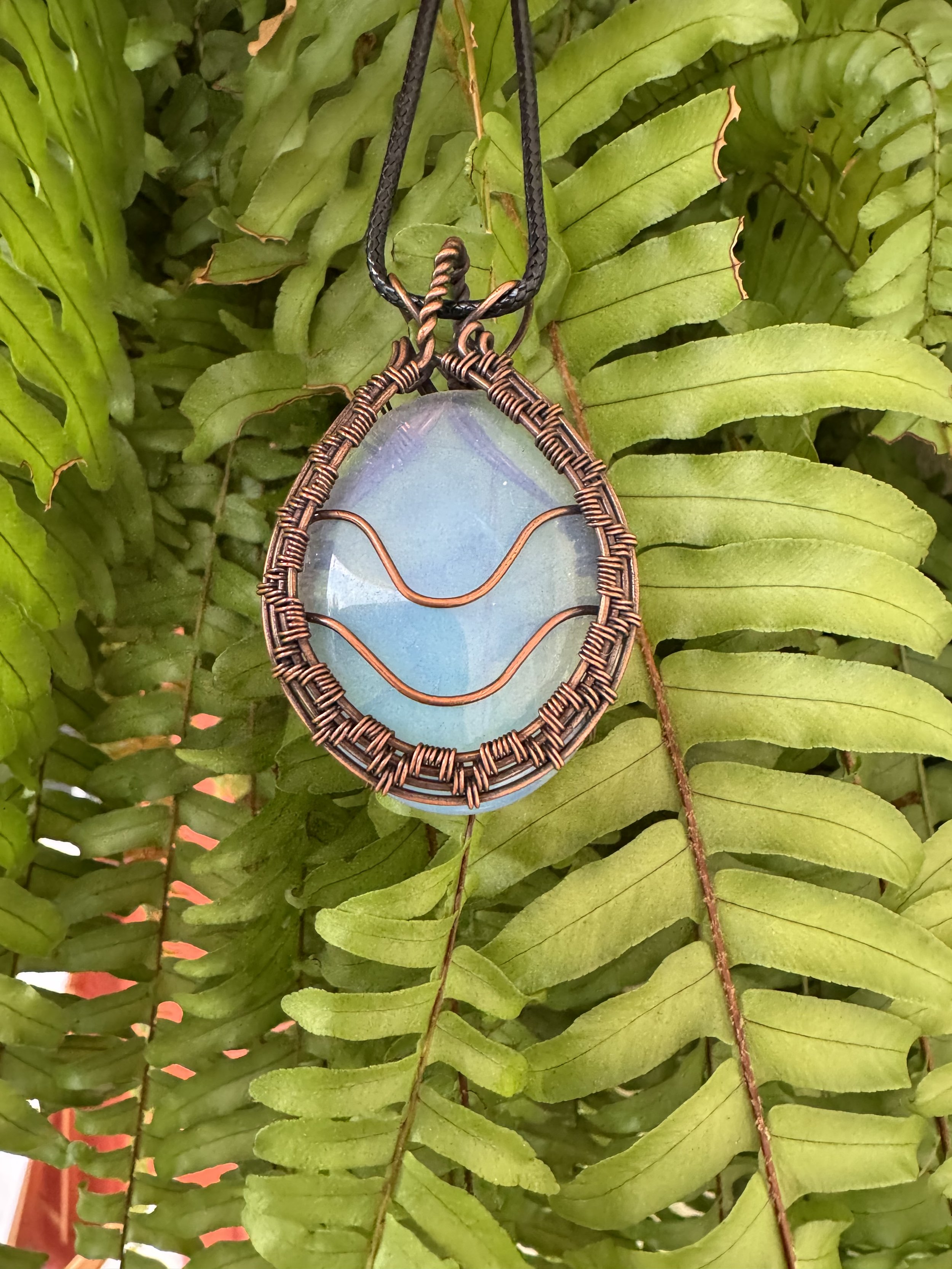 Aquarius: Opalite In Oxidized Copper