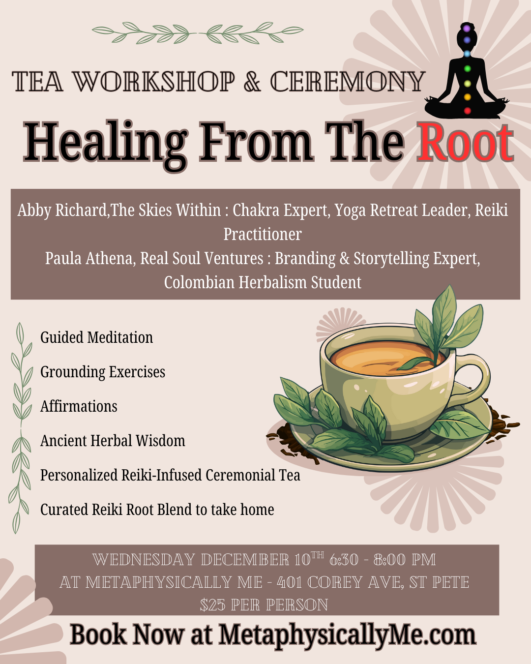 Healing from The Root Tea Workshop & Ceremony