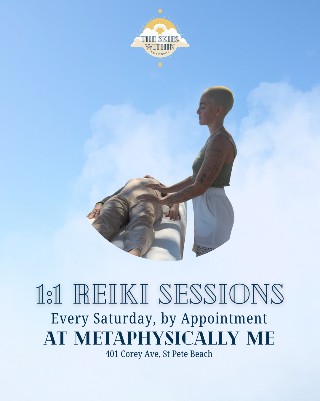 1:1 Reiki Sessions at Metaphysically Me 