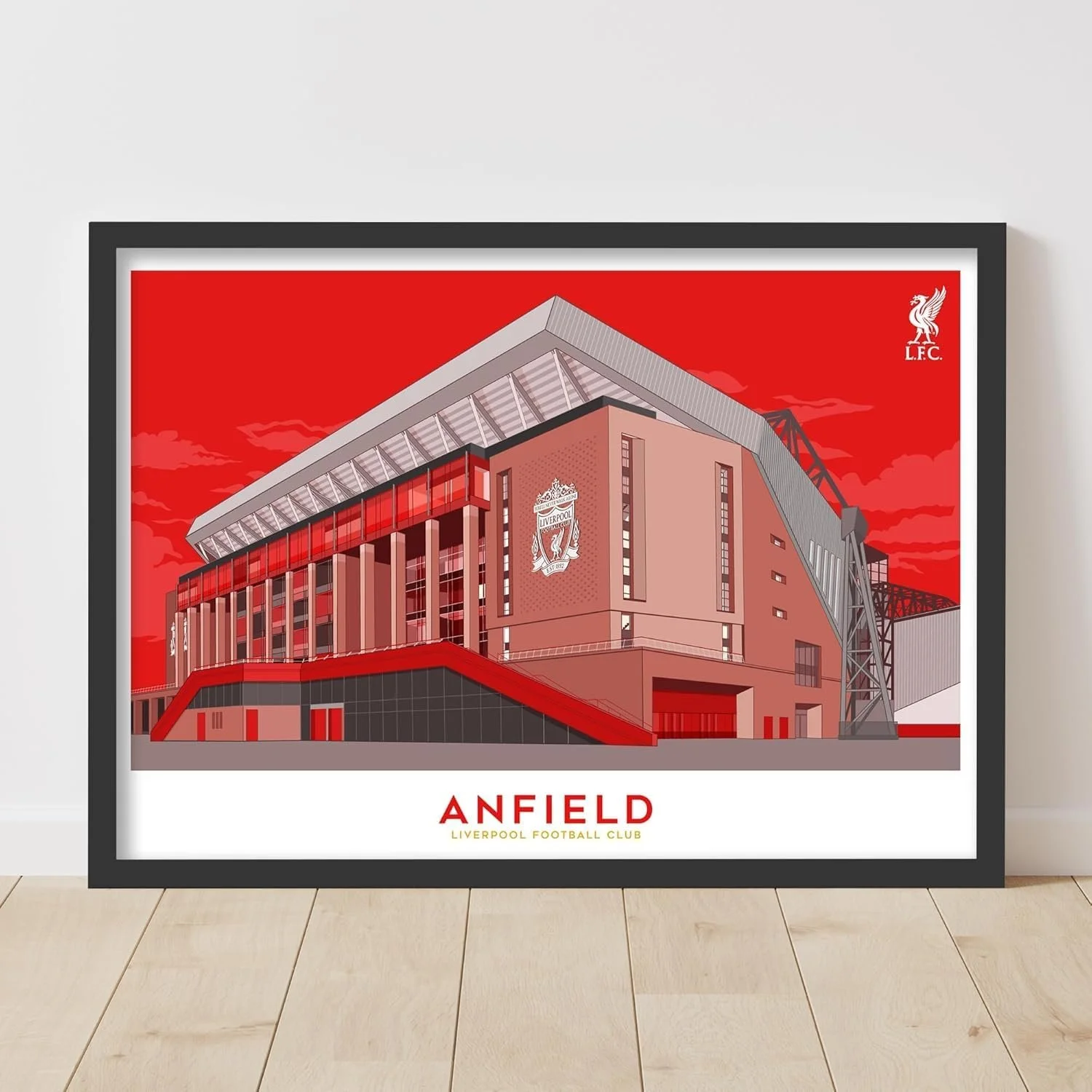 
Liverpool FC Print - Anfield Illustration  (21cm x 29.7cm - A4) - £11.99
