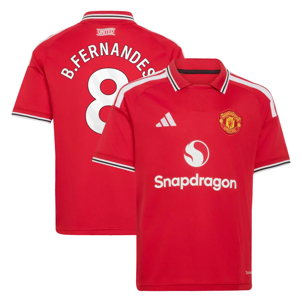 Manchester United adidas Home Shirt 2026-27 Kids B.Fernandes
 £75.00 