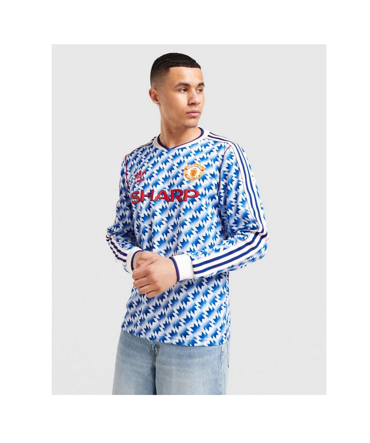 Adidas Originals Manchester United FC '90-92 Long Sleeve Away Shirt - £100.00
