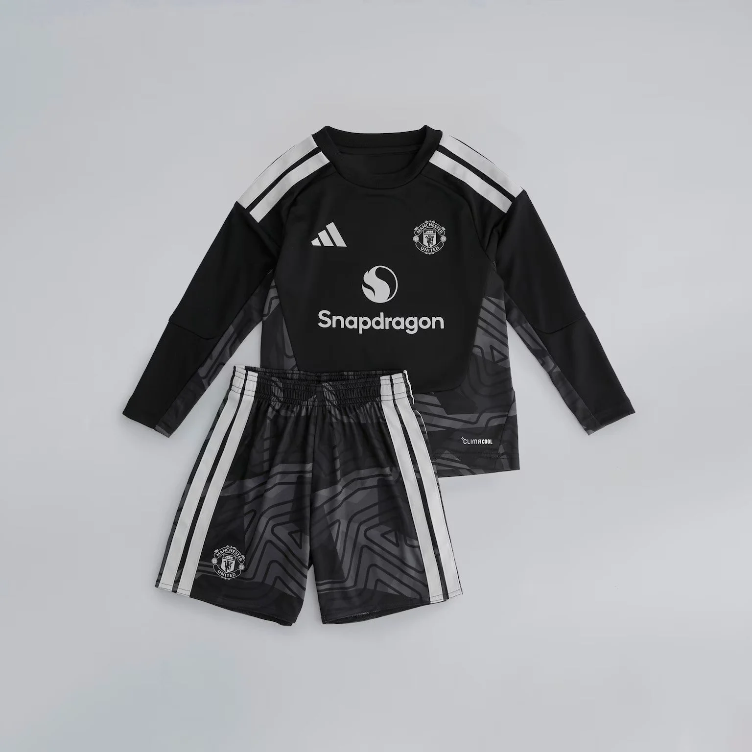 Manchester United Kids 26/27 Home Goalkeeper Mini Kit Black - £50.00