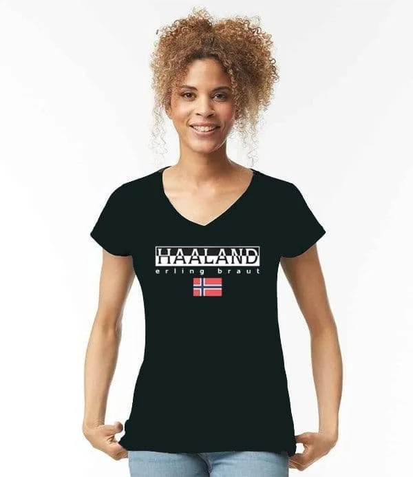 Women's Haaland Black T-shirt - £28.00