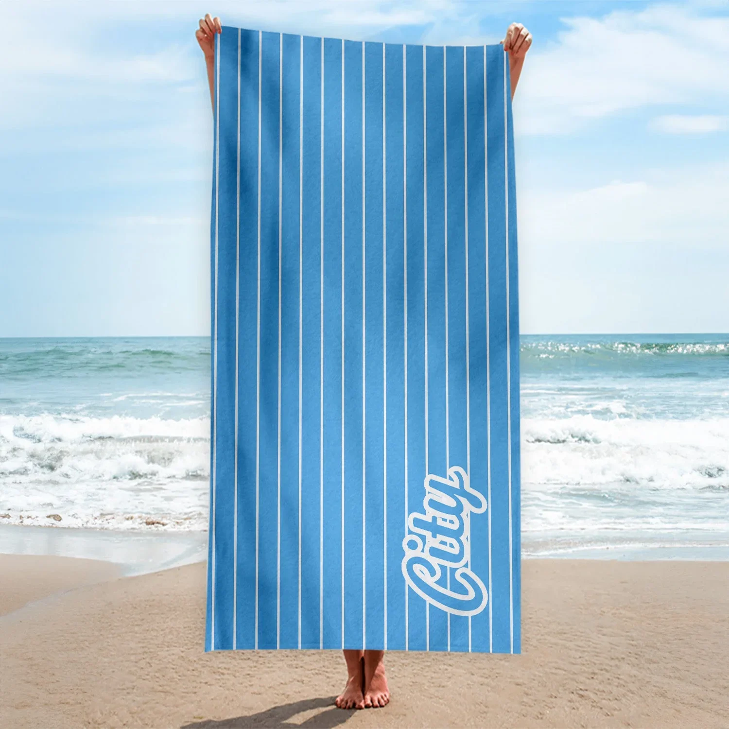 Manchester City FC Stripe Towel
 £19.99  