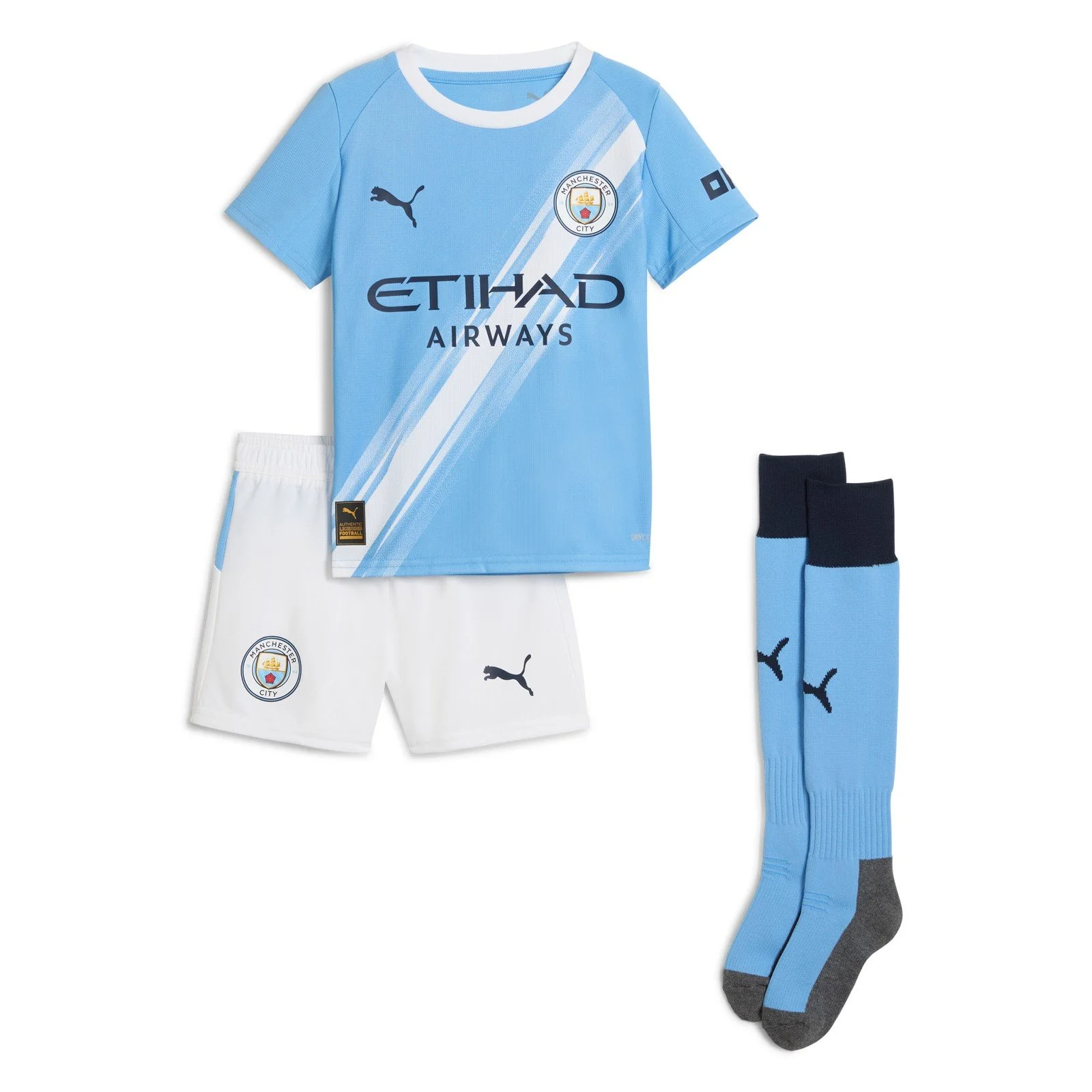 Kids' Manchester City Home Mini Kit 2025/26 - £60.00