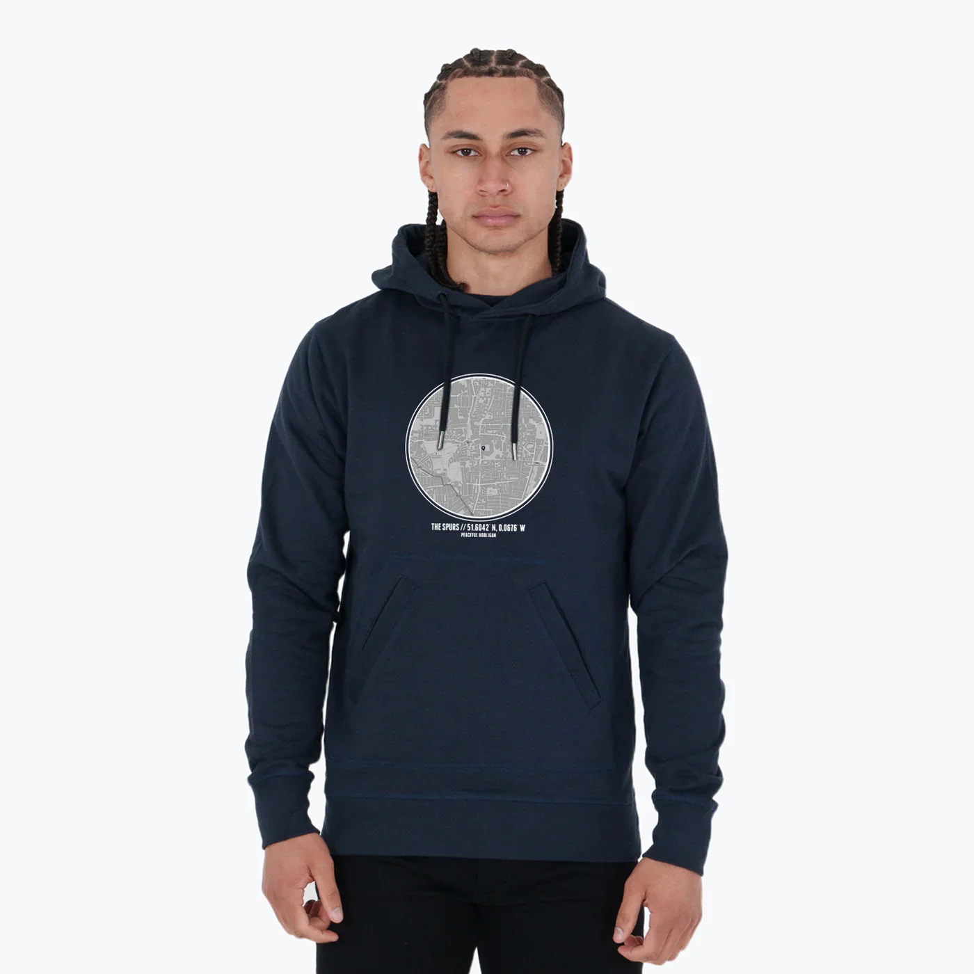 The Spurs Location Hoodie Navy - £65.00